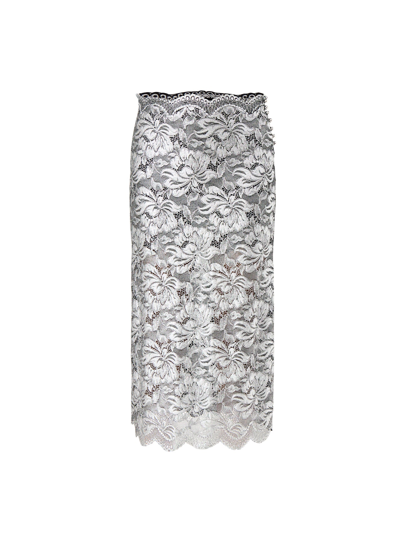 Jupe Stretch Lace Maxi Skirt