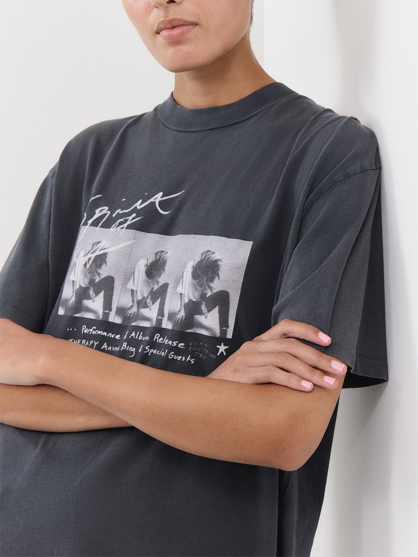 Ashton Tee Concert Washed Black