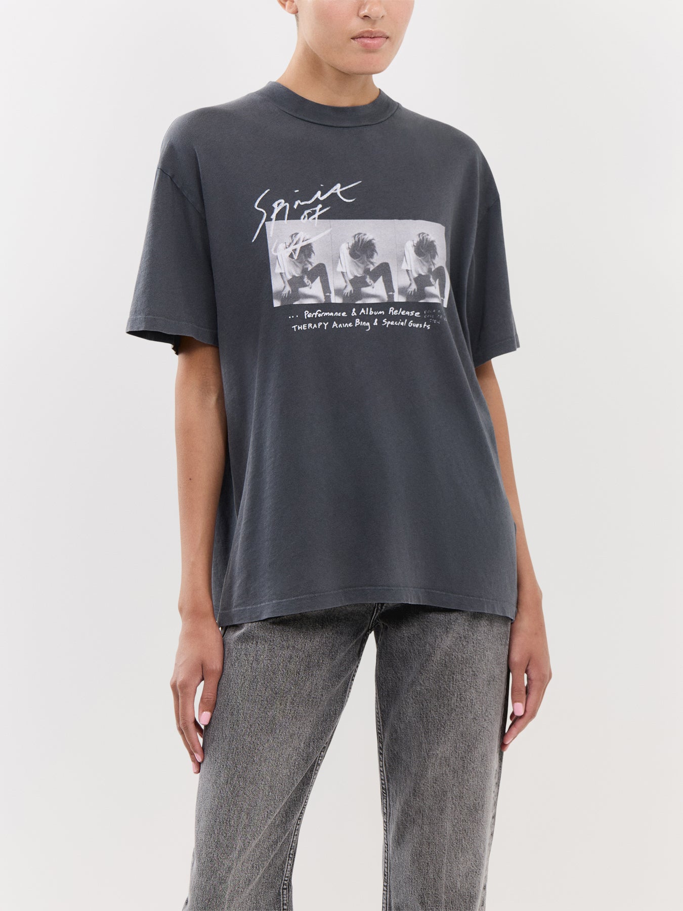 Ashton Tee Concert Washed Black