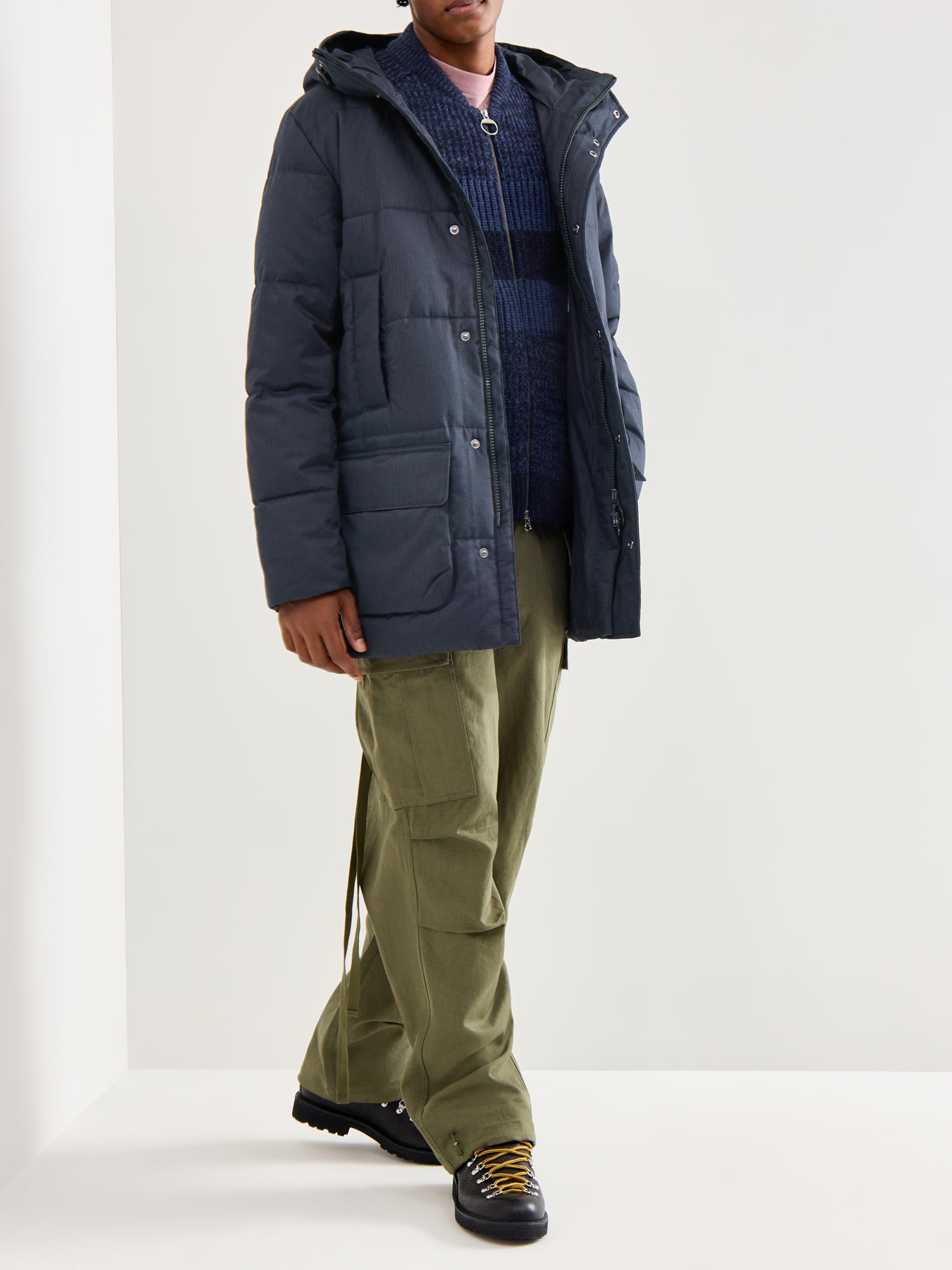 Winter Beaufort Puffer Jacket Navy