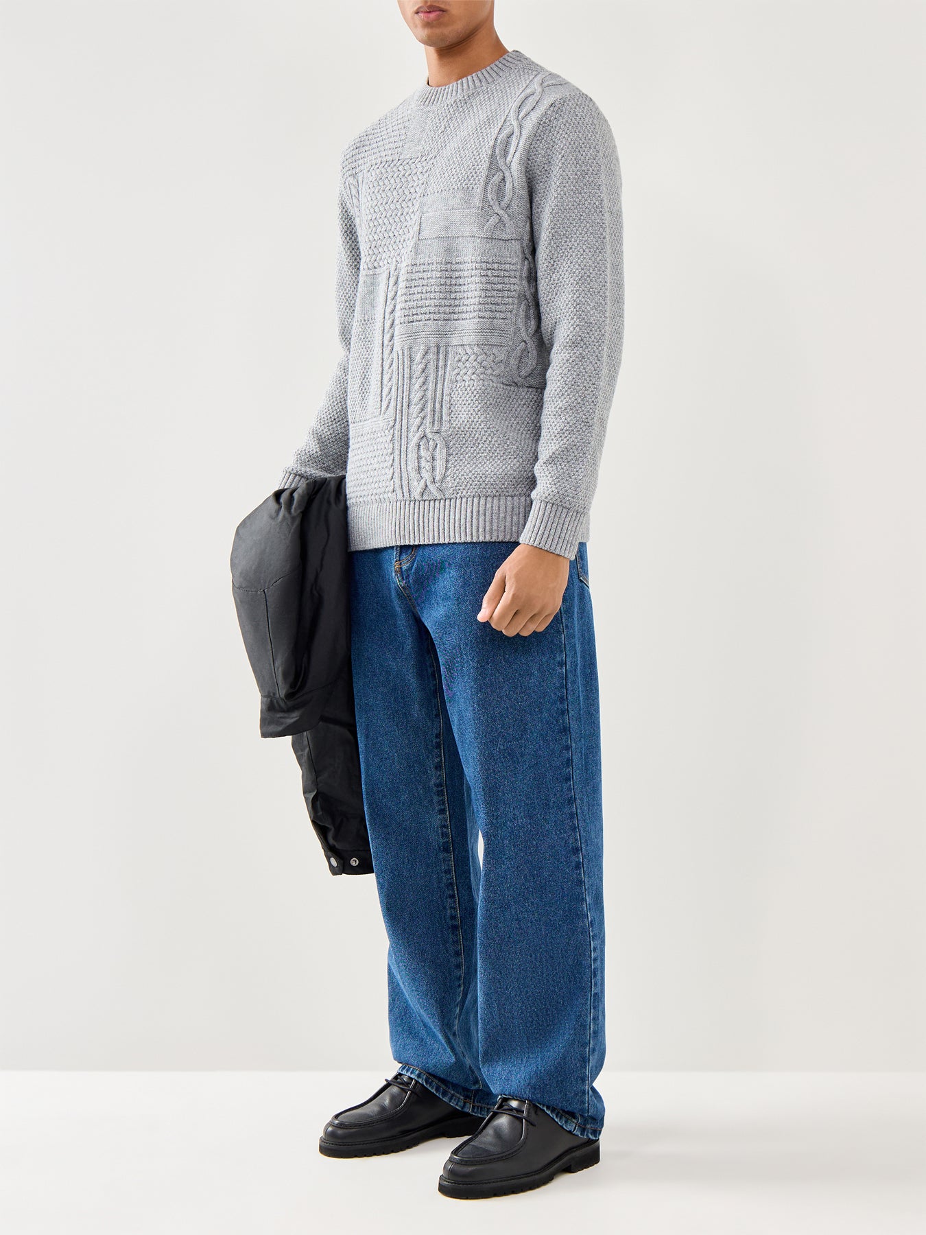 Casey Cable Crew Neck Sweater