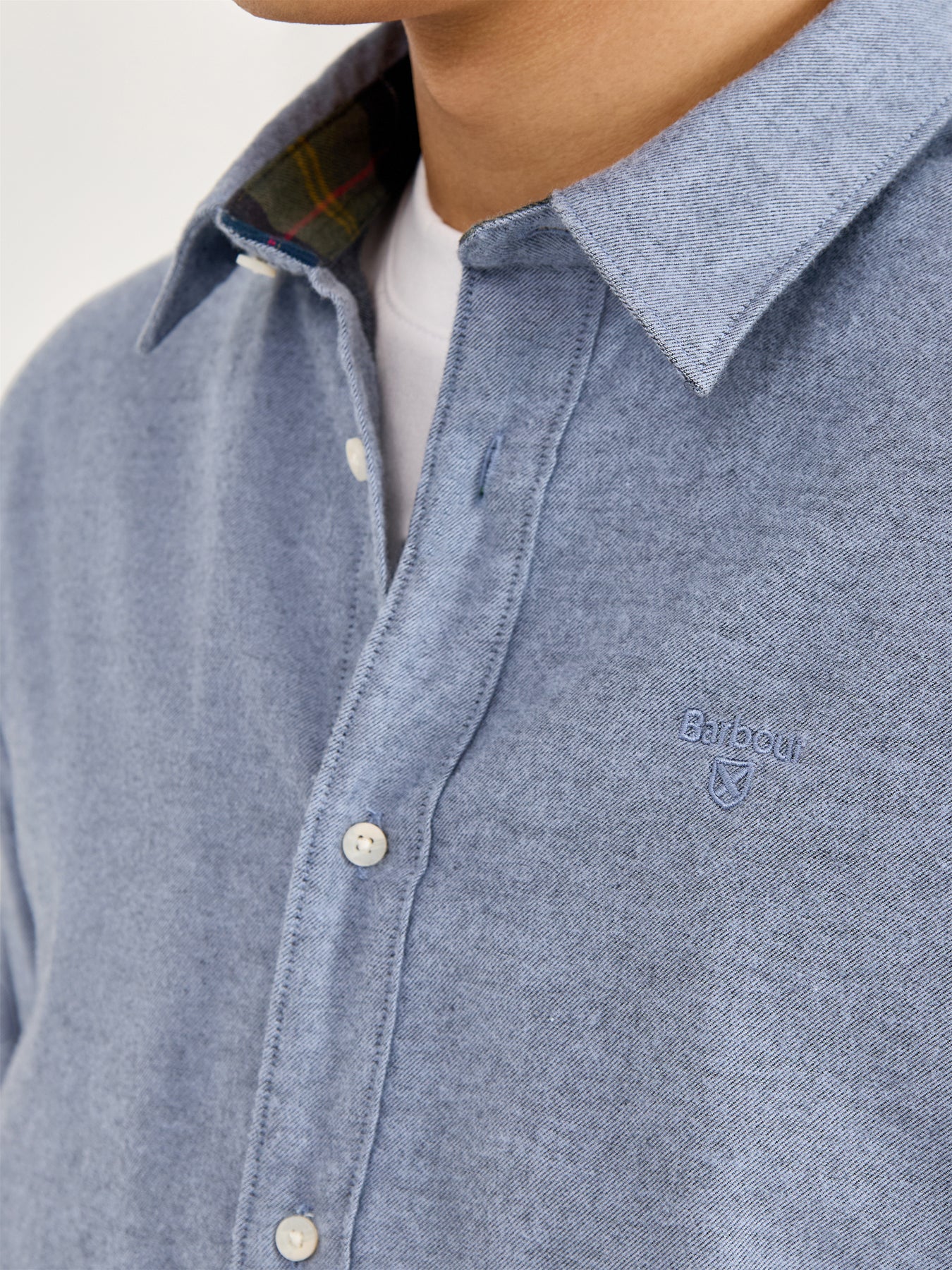 Sealane Cotton Relaxed Shirt Blue