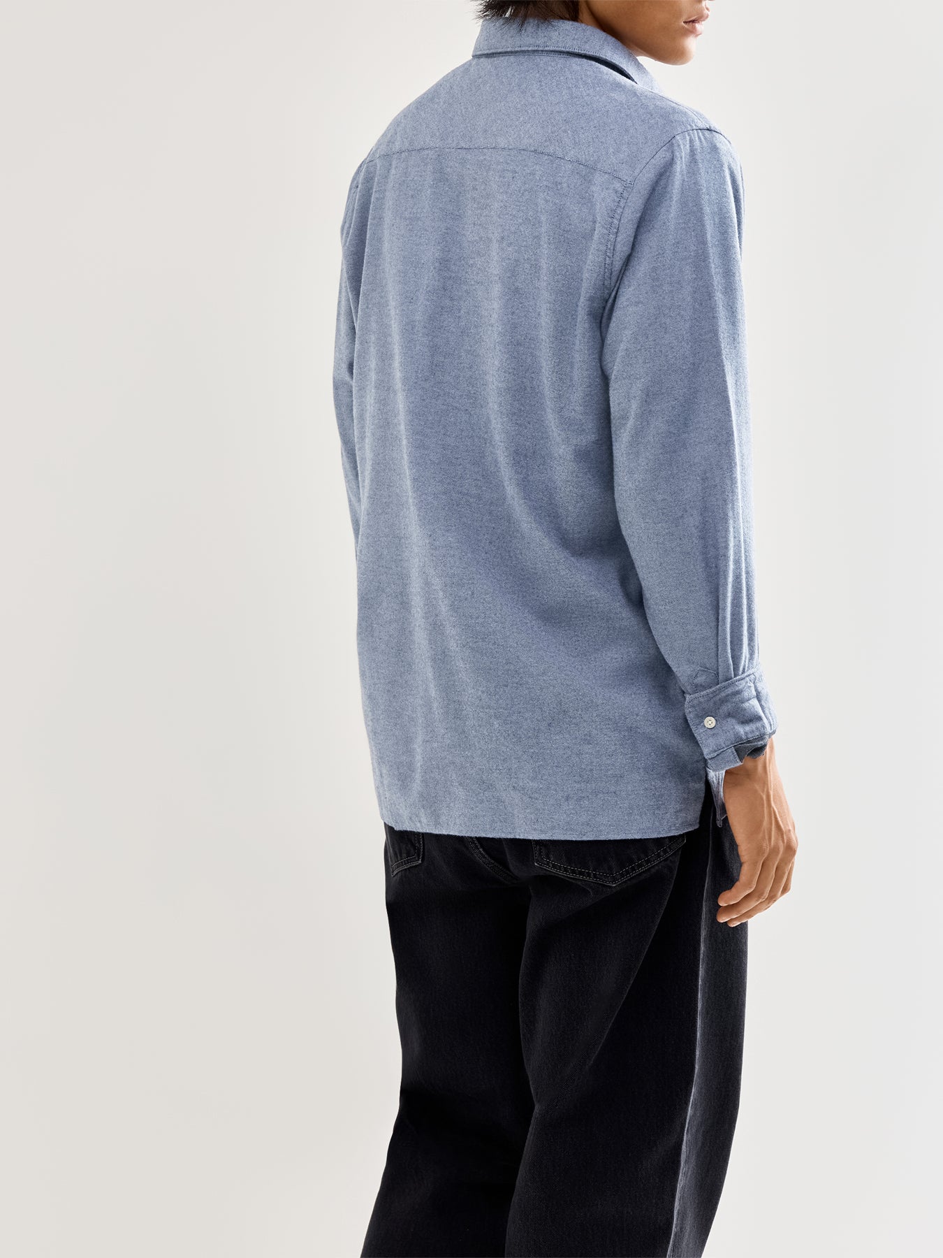 Sealane Cotton Relaxed Shirt Blue