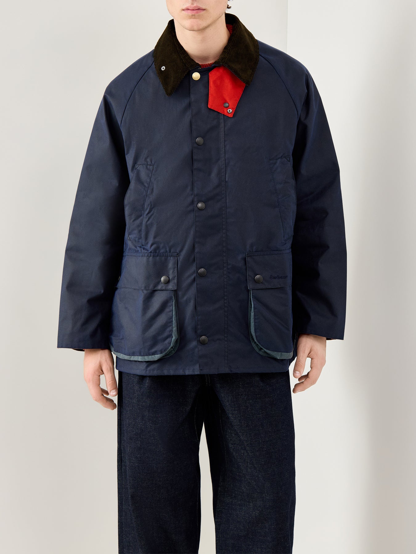Paul Smith Loves Barbour Bedale Wax Jacket Night Sky