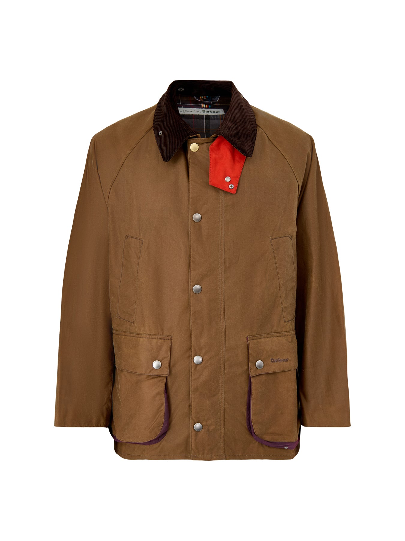 Mens Paul Smith Loves Barbour Bedale Wax Jacket Tan – Fenwick