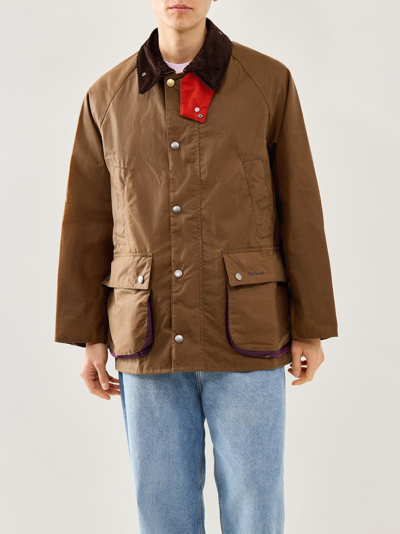 Paul Smith Loves Barbour Bedale Wax Jacket Tan