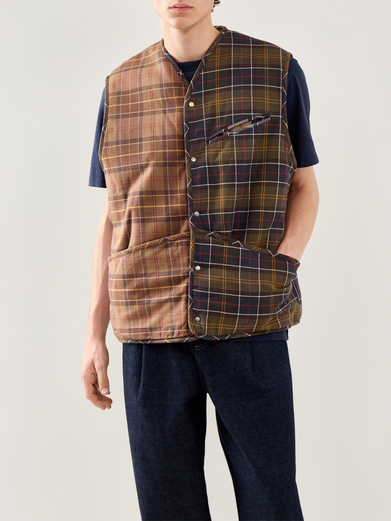 Paul Smith Loves Barbour Mixed Tartan Liner
