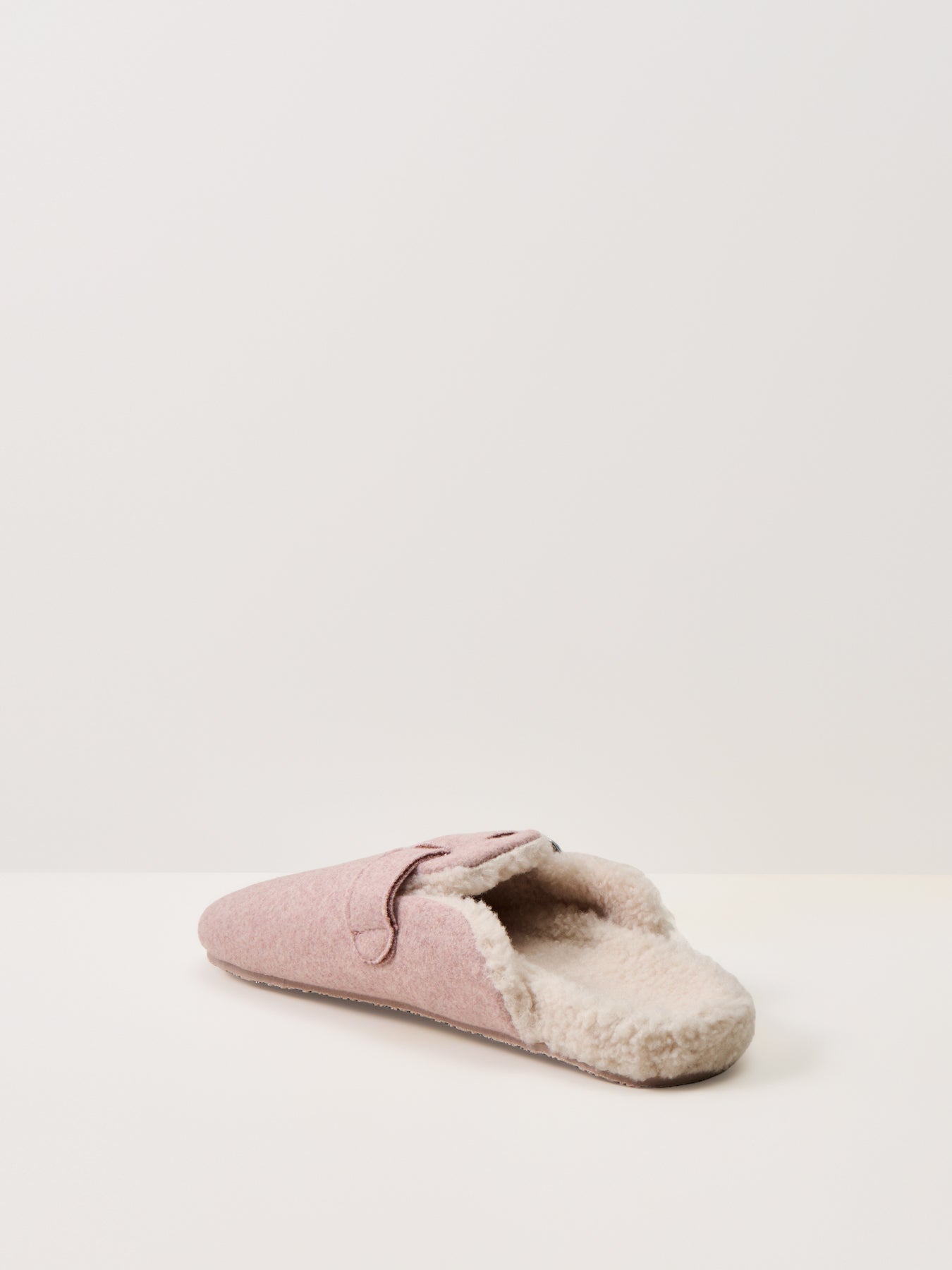 Felt Slipper with Borg Lining