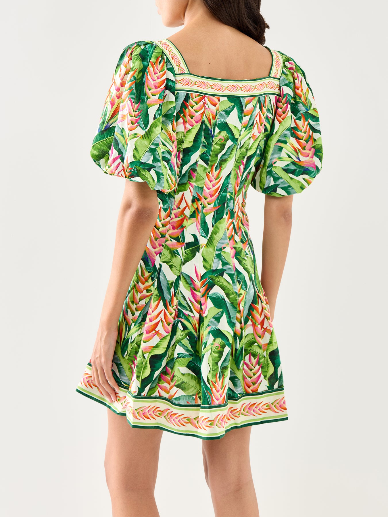Heli Leaves Pearl Mini Dress