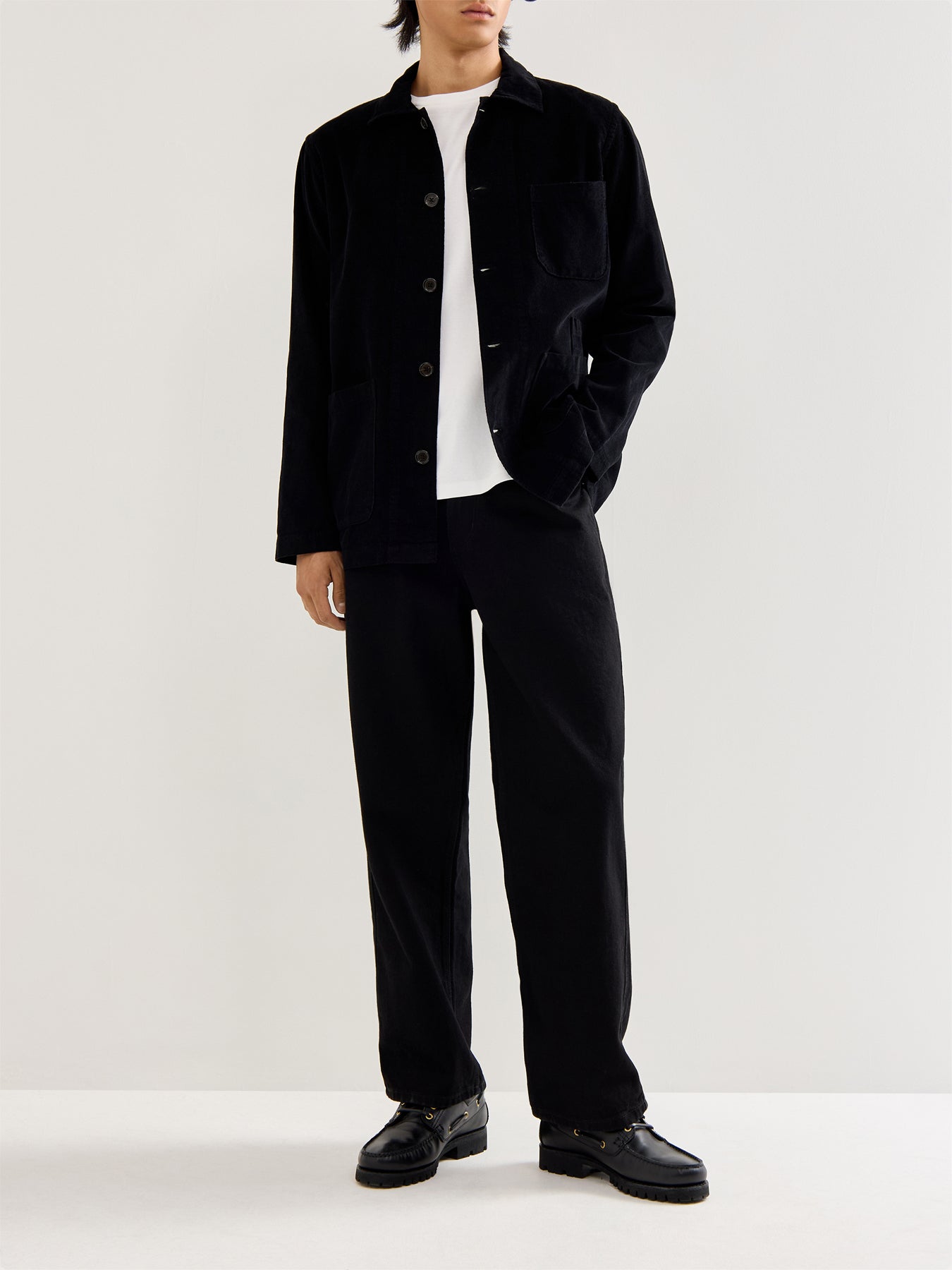 Bakers Cotton Overshirt Black