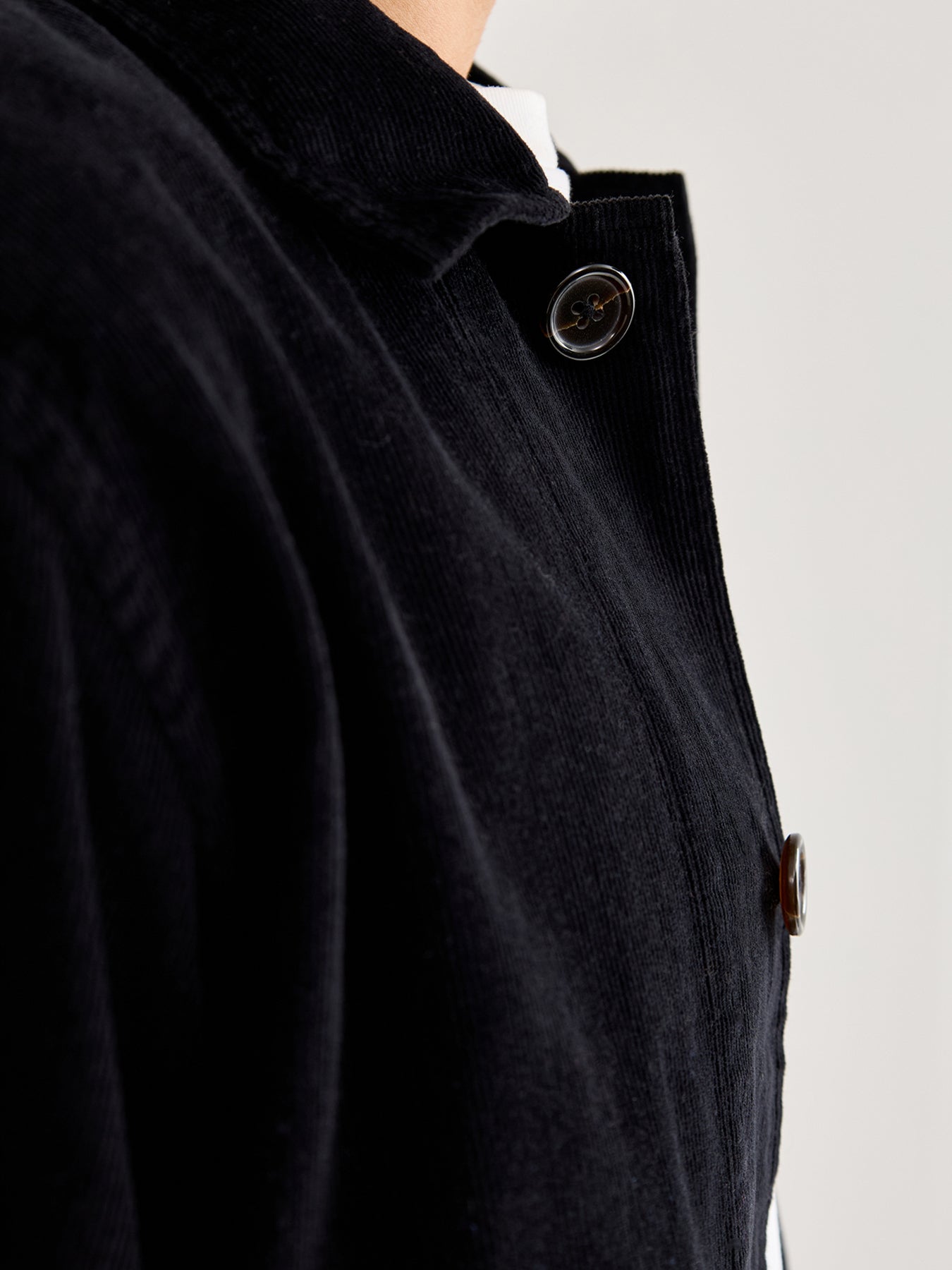 Bakers Cotton Overshirt Black