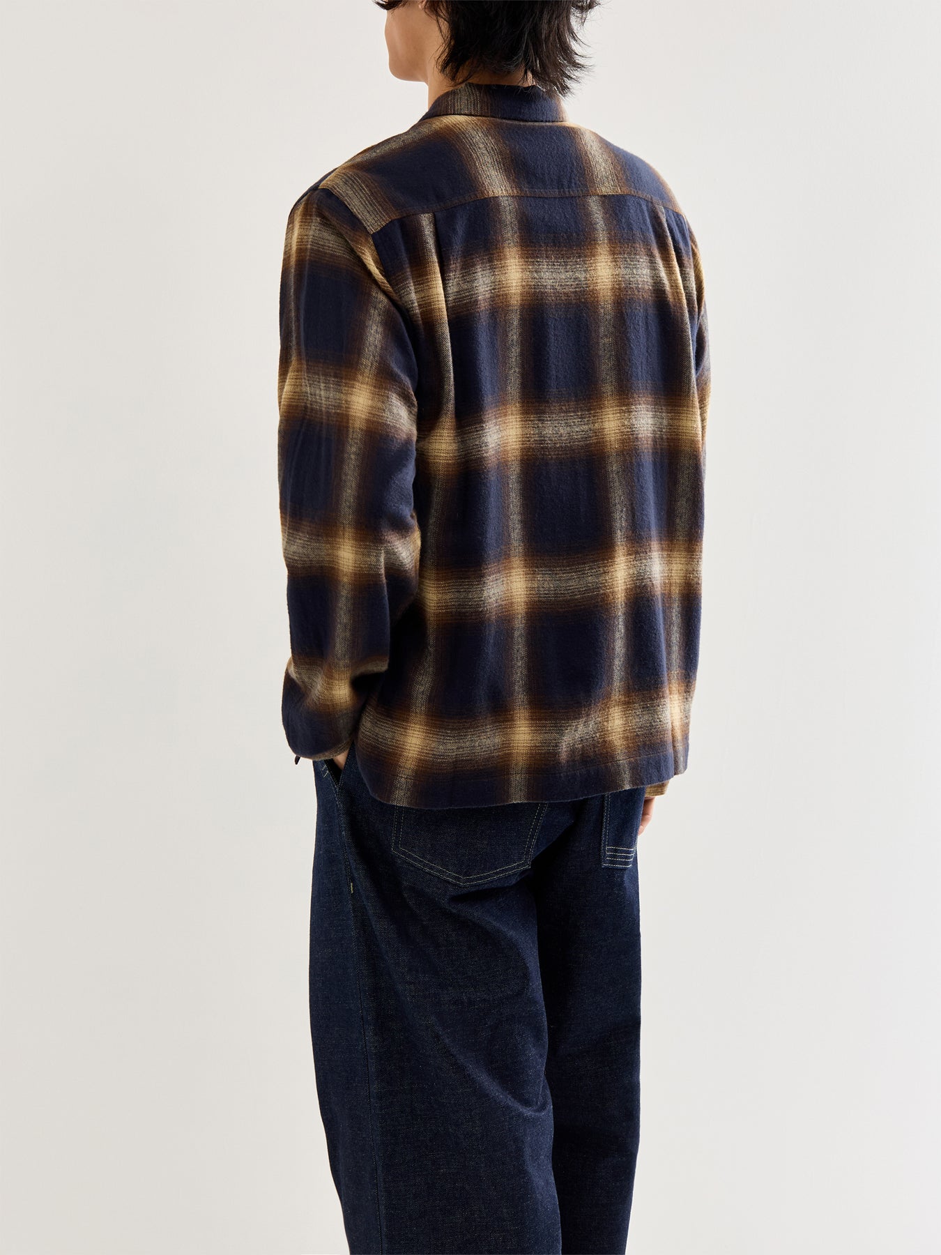 Zip Long Sleeves Cotton Shirt