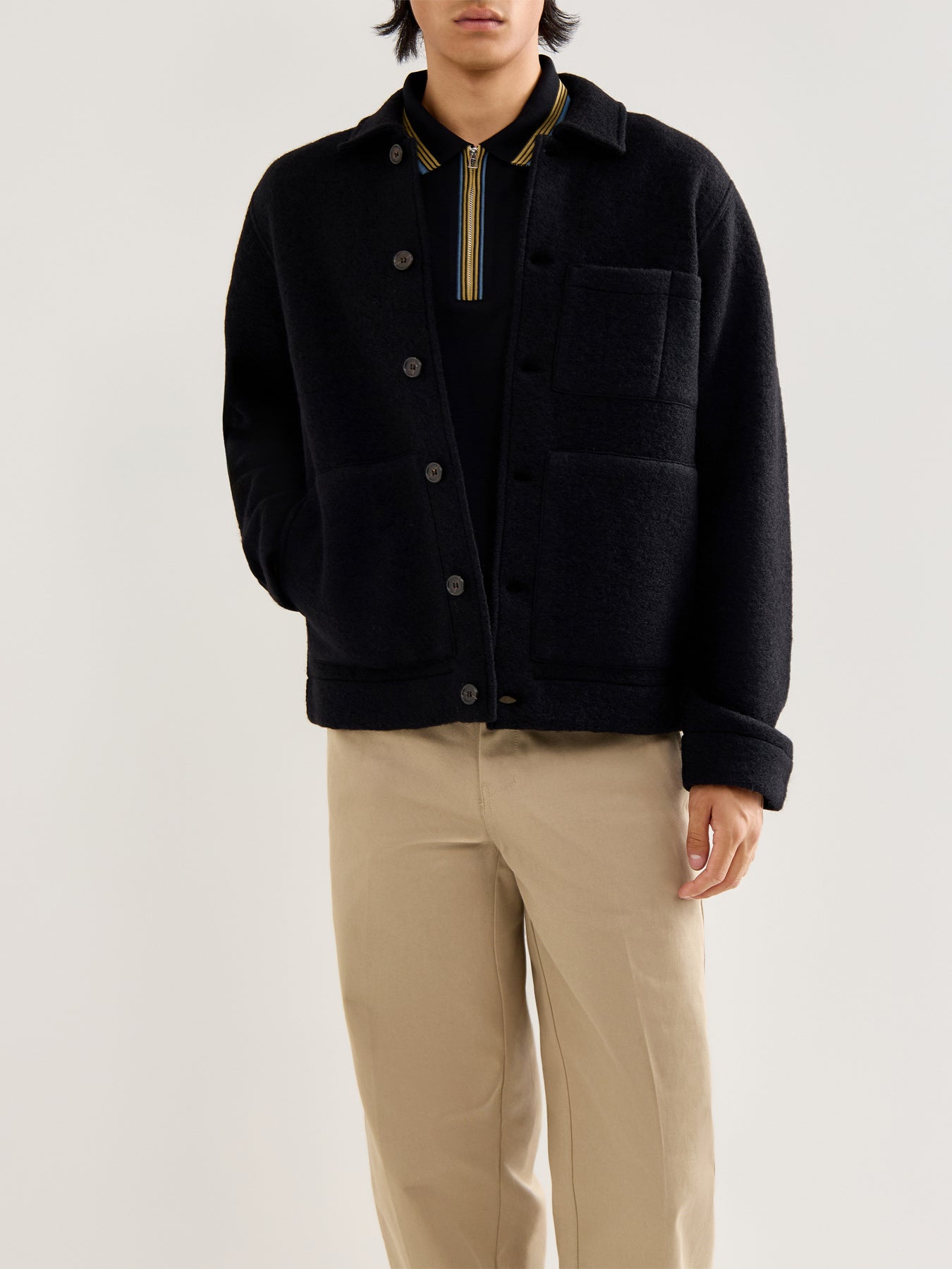 Uniform Wool Jacket Black