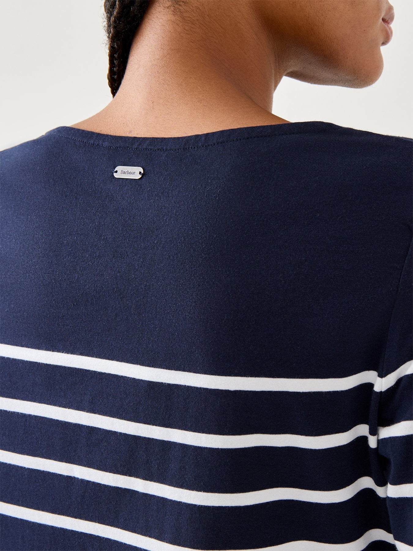 Barbour Bradley Top Navy Strpe