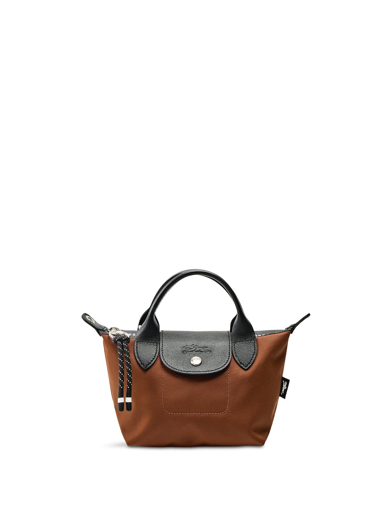 Le Pliage Energy Extra Small Handbag Chocolate Recycled Canvas