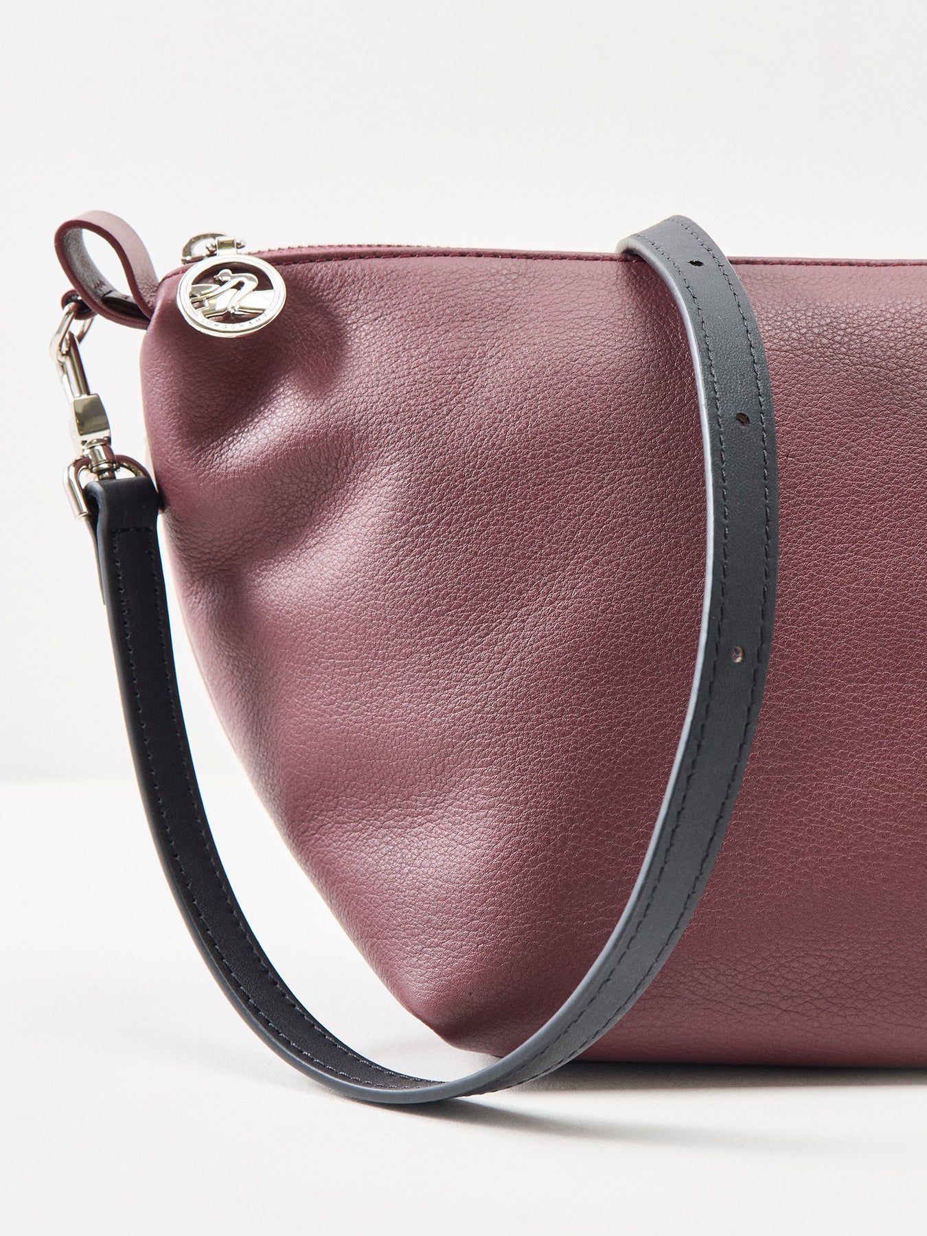Le Slouchy Small Leather Crossbody Bag Pomegranate