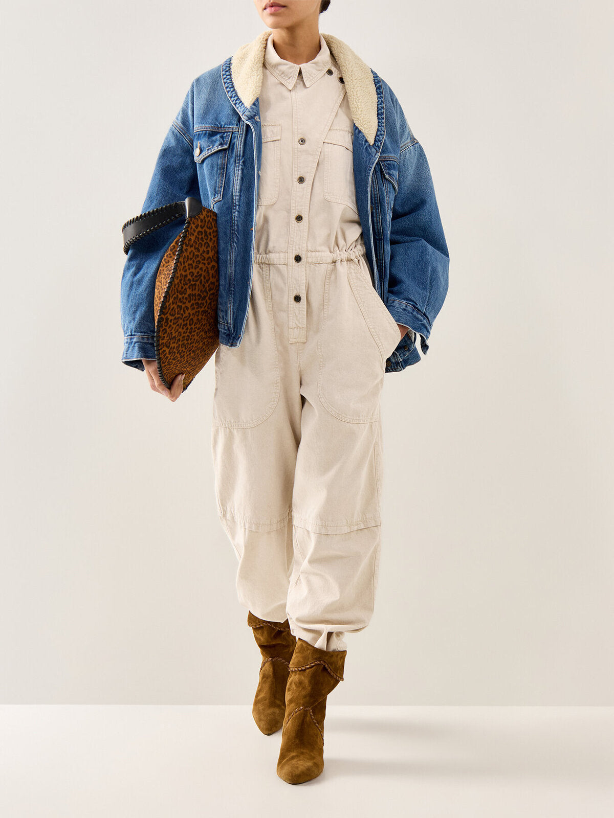 Nadia Boiler Suit Ecru