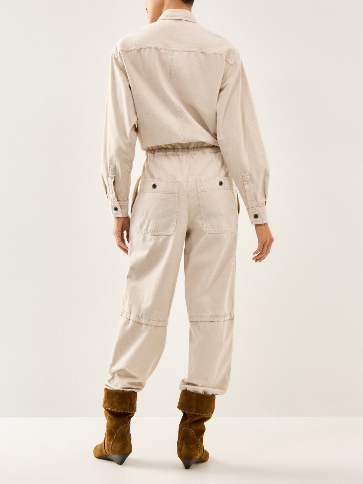 Nadia Boiler Suit Ecru