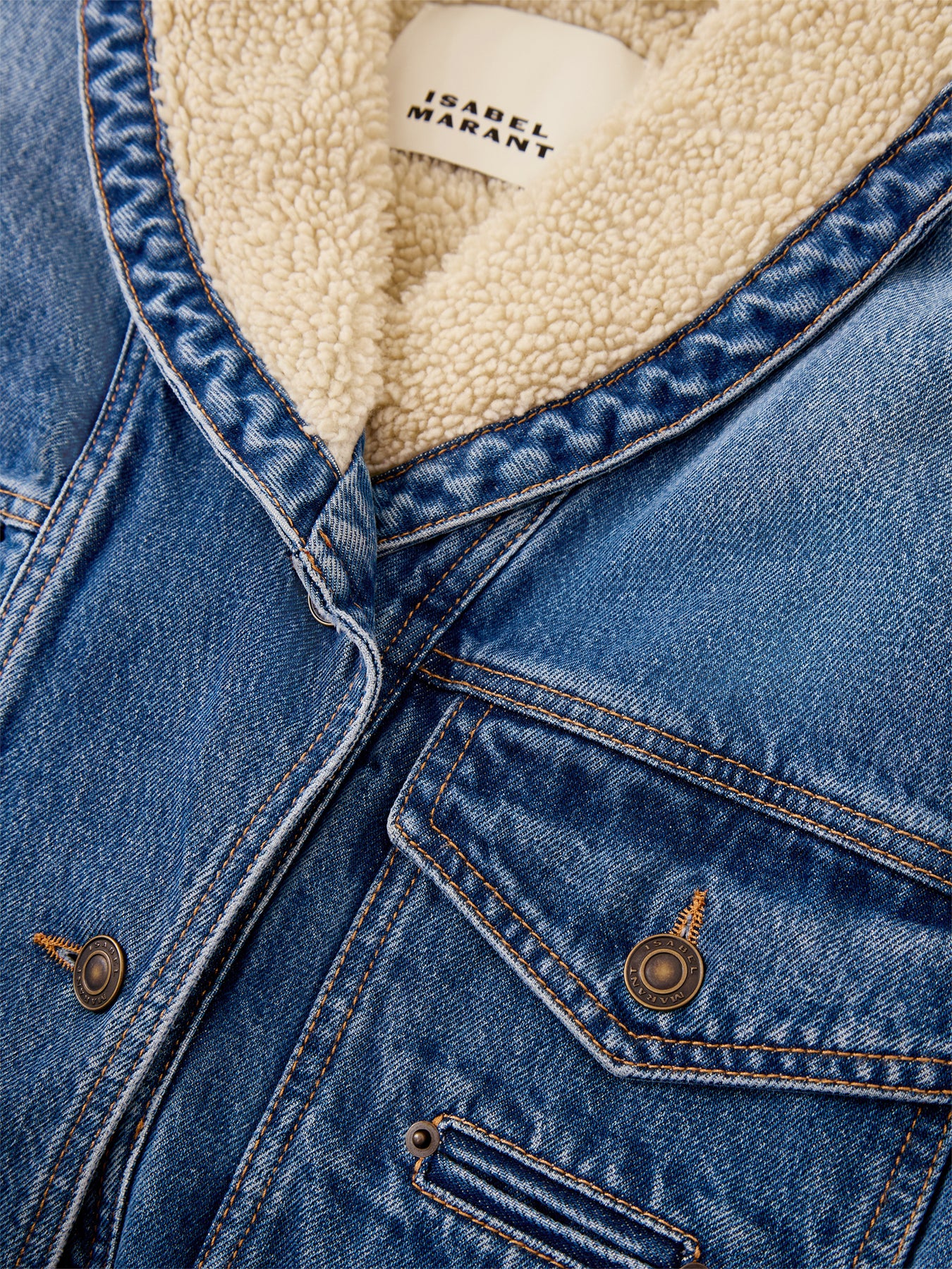 Pimia Oversized Denim Jacket Blue