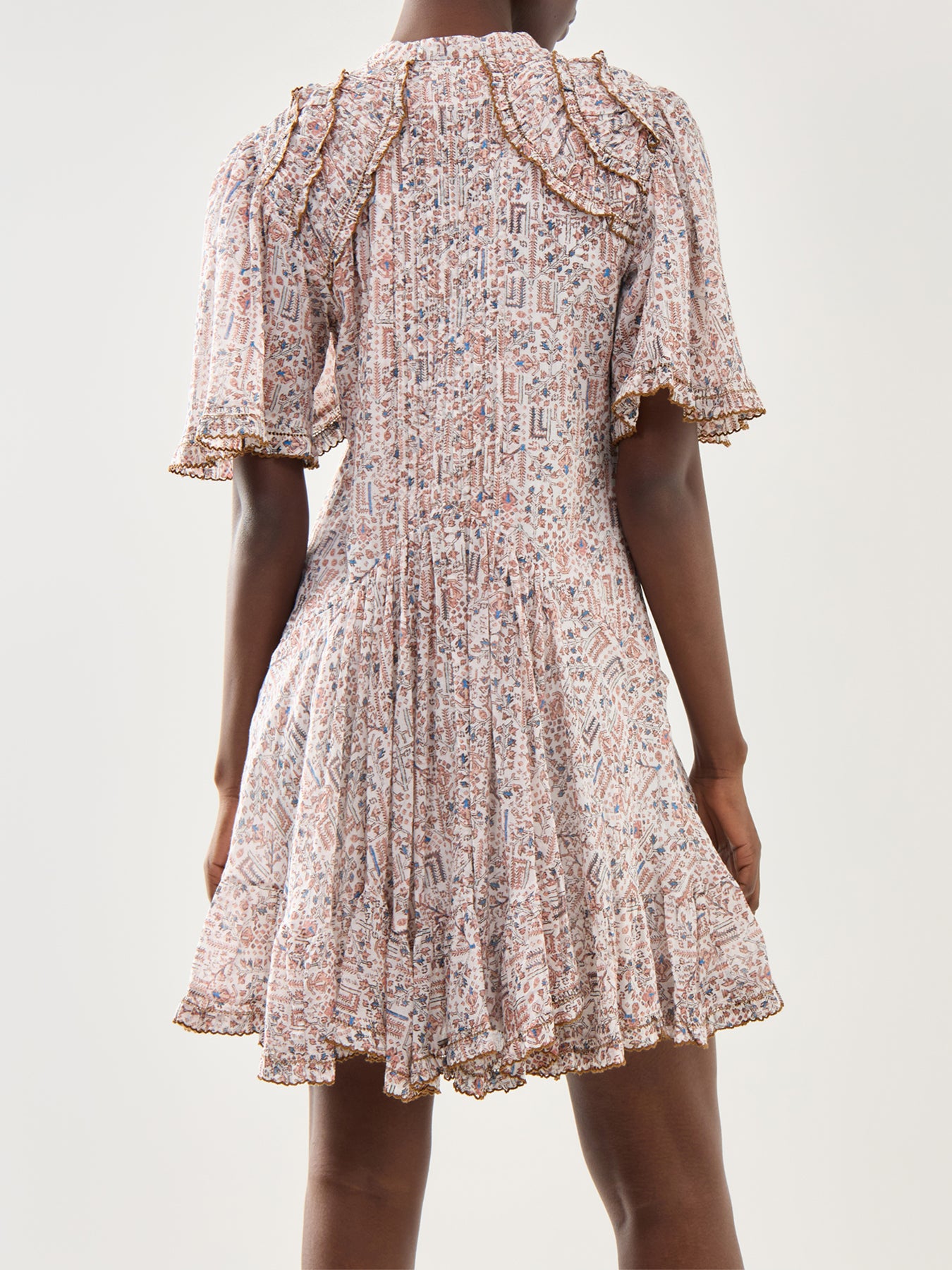 Celyana-Ga Filly Short Sleeve Mini Dress