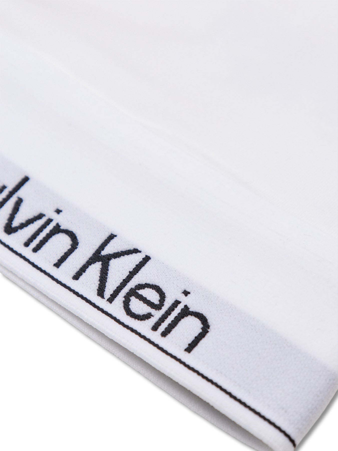 Icon Cotton Unlined Bralette White