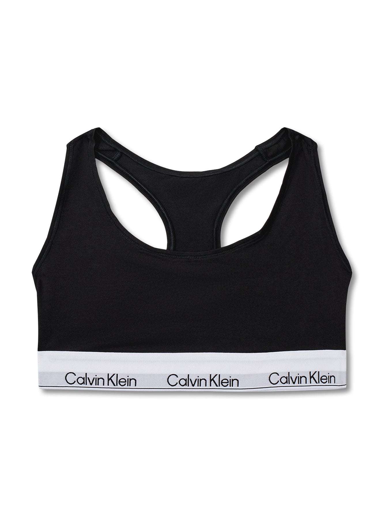 Icon Cotton Unlined Bralette Black