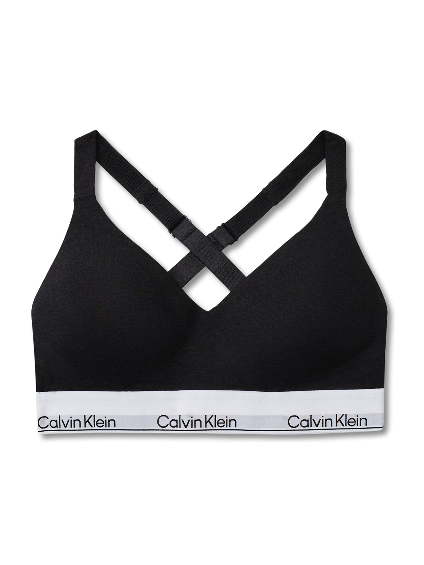 Modern Cotton Lift Bralette Black