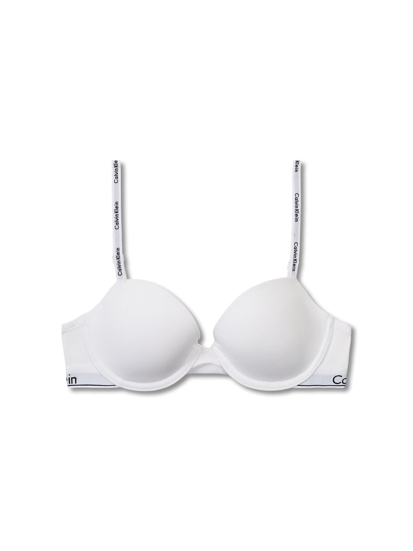 Icon Cotton Lightly Lined Demi Bra White