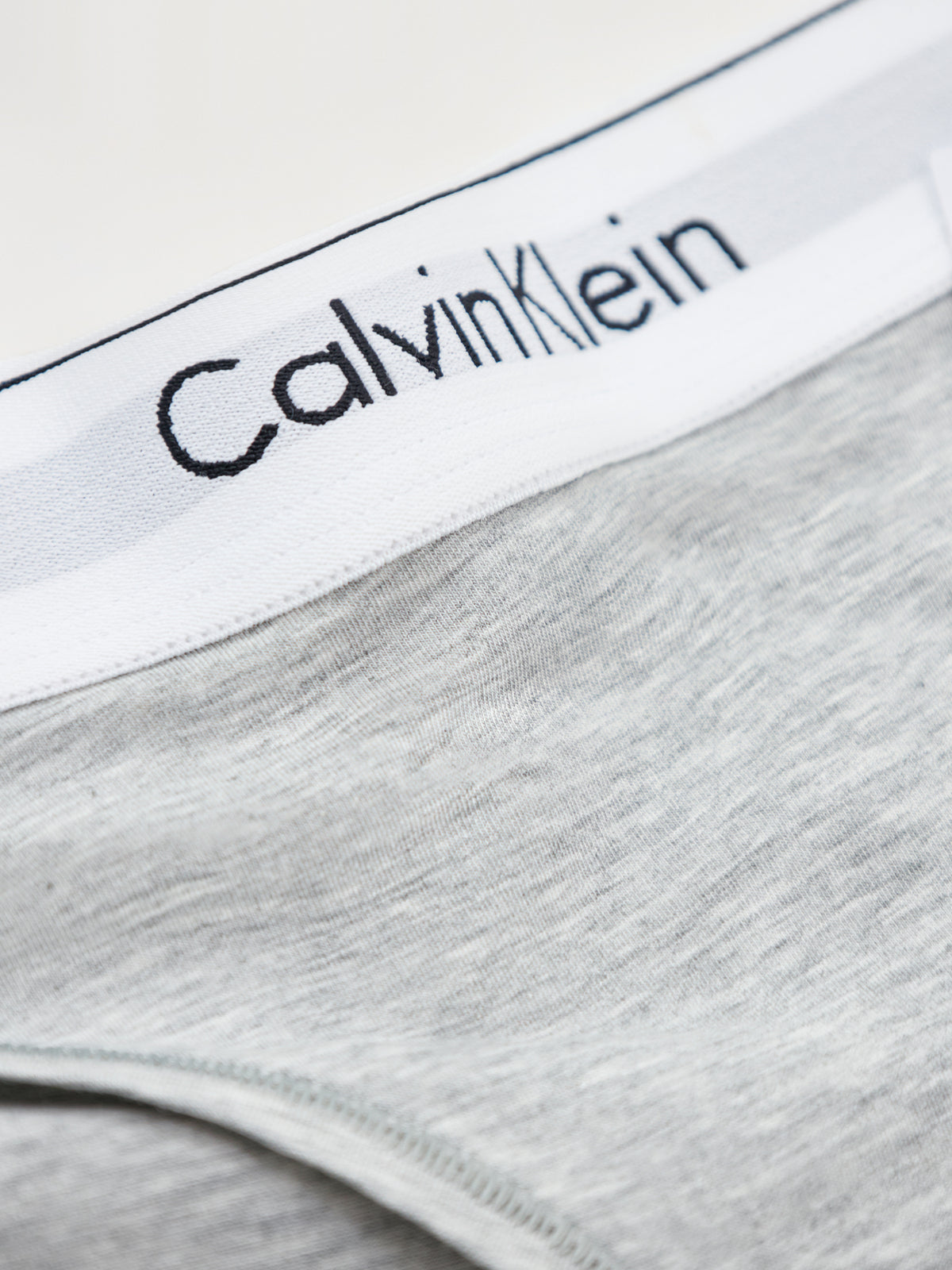 Icon Cotton Brief Grey Heather