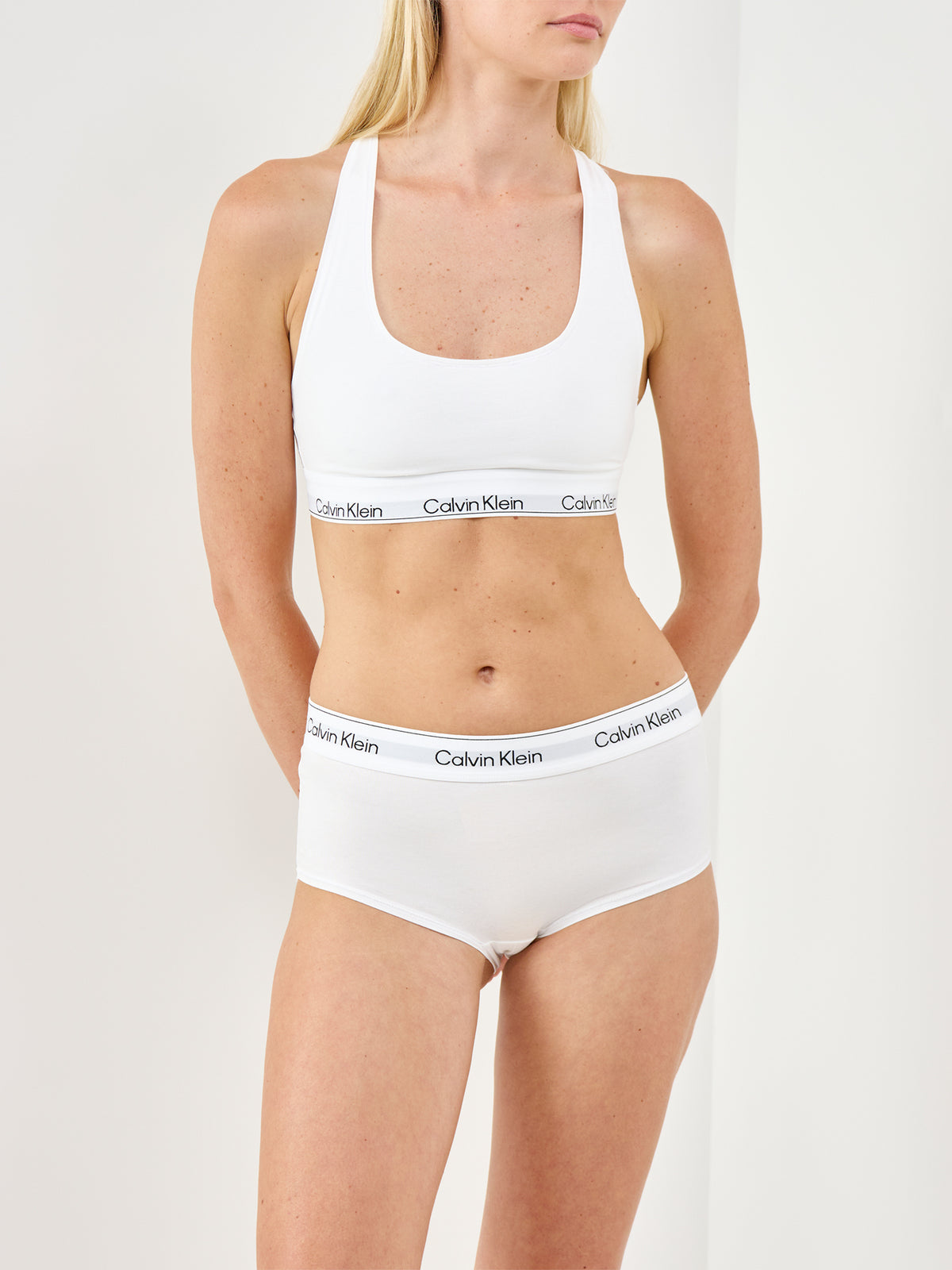 Icon Cotton Boyshort White