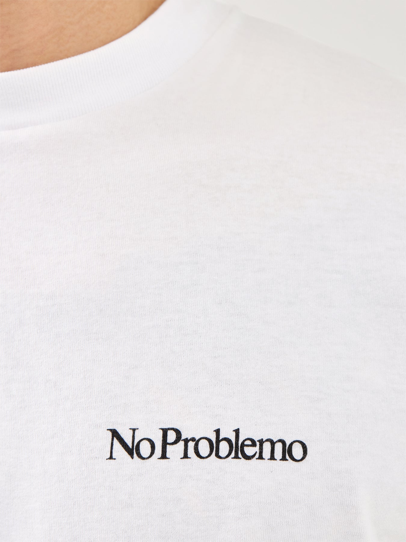 Mini Problemo Shott Sleeves Tee White