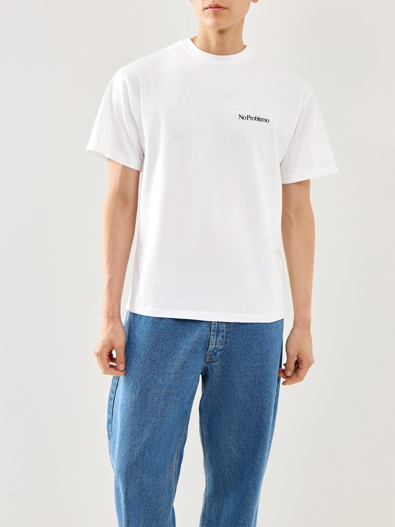 Mini Problemo Shott Sleeves Tee White