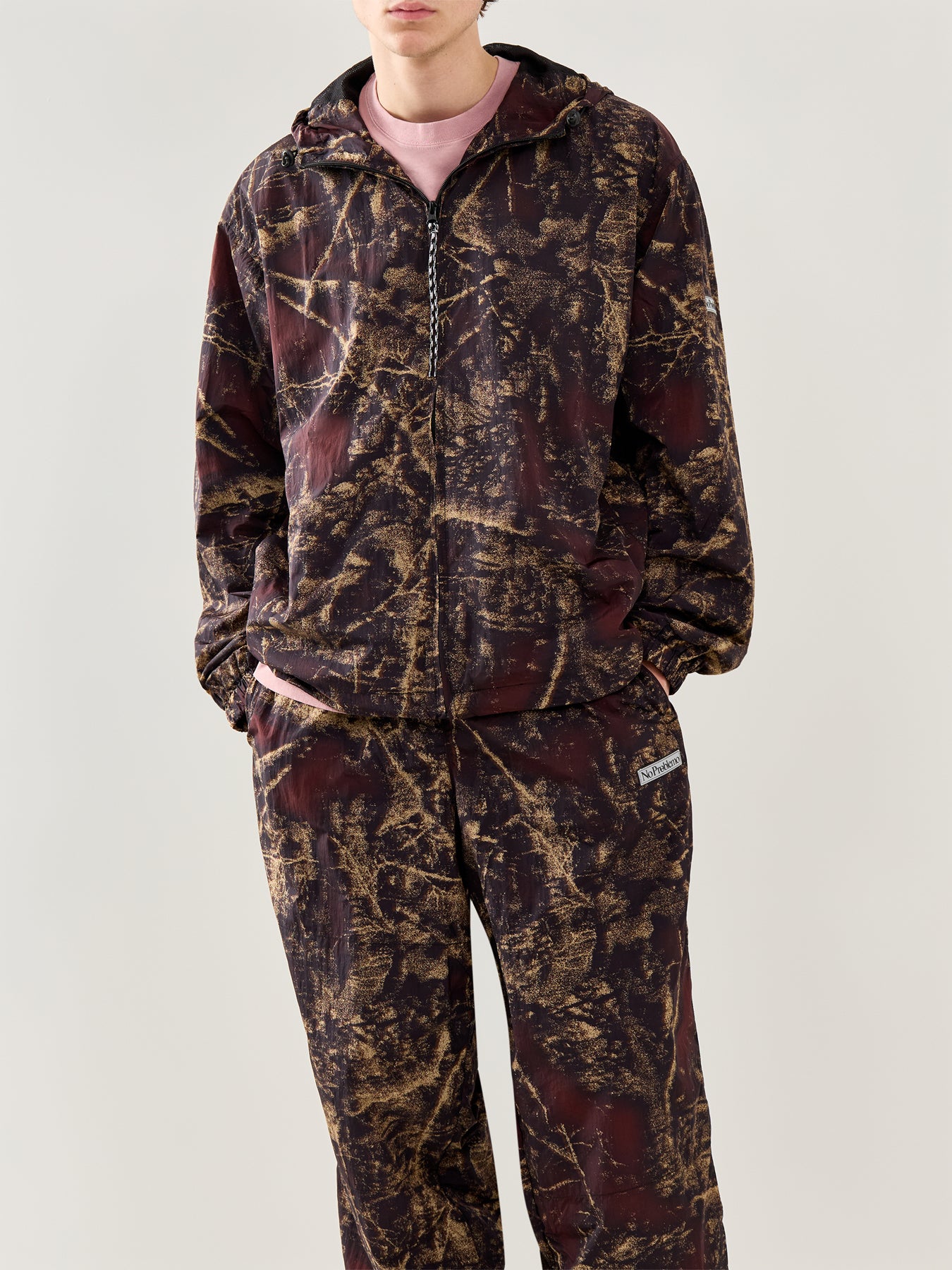 Forest Glitch Nylon Jacket