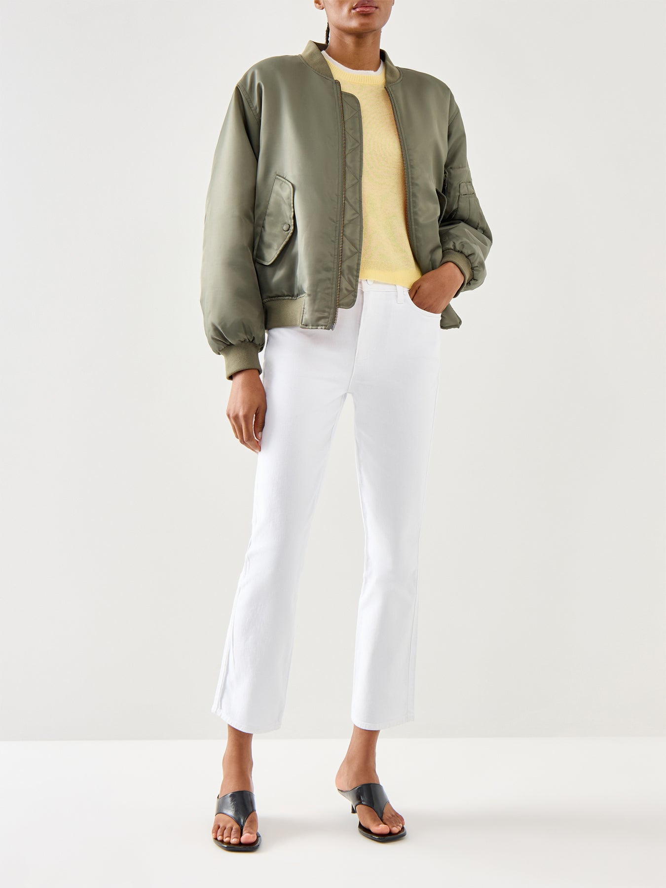 Cindy High Rise Straight Jean