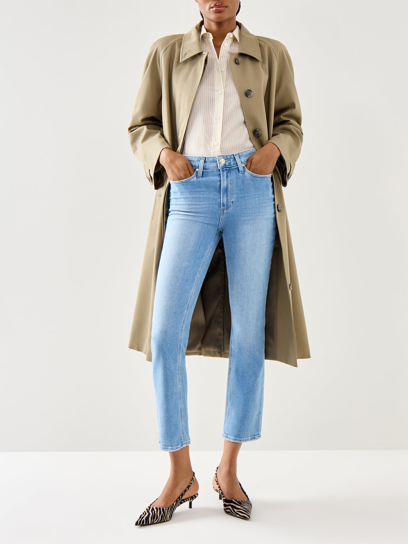 Cindy High Rise Straight Jean