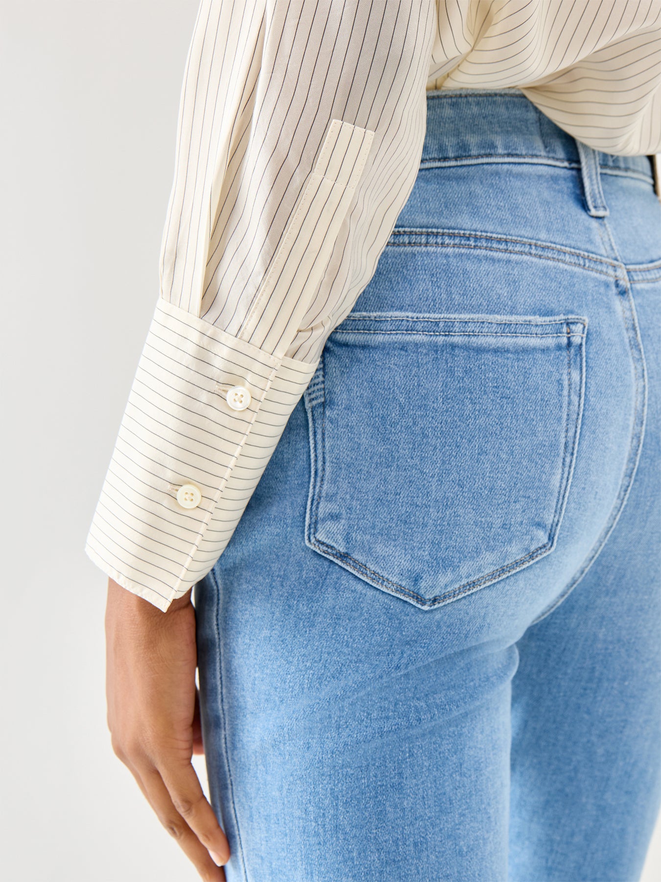 Cindy High Rise Straight Jean