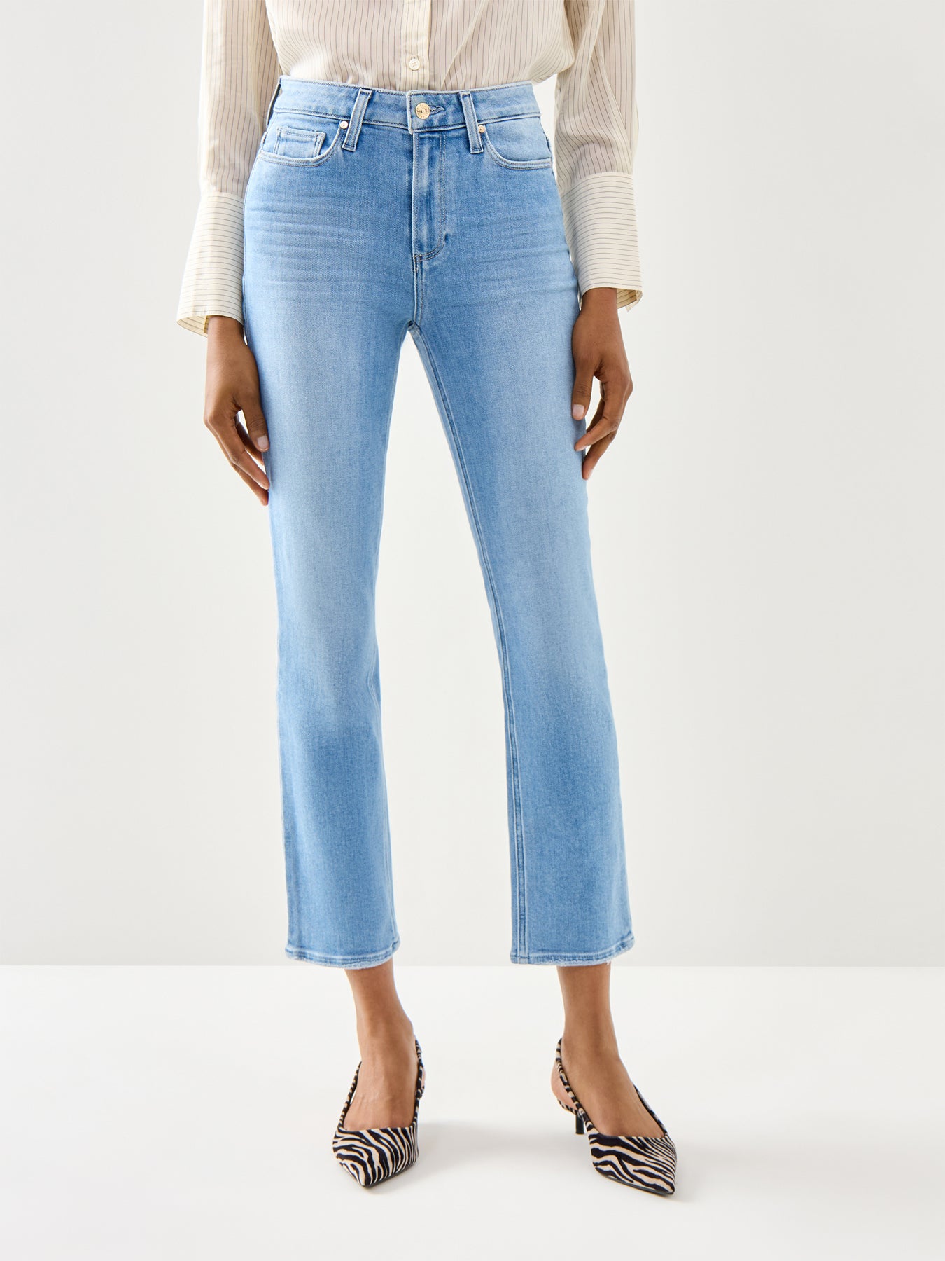 Cindy High Rise Straight Jean