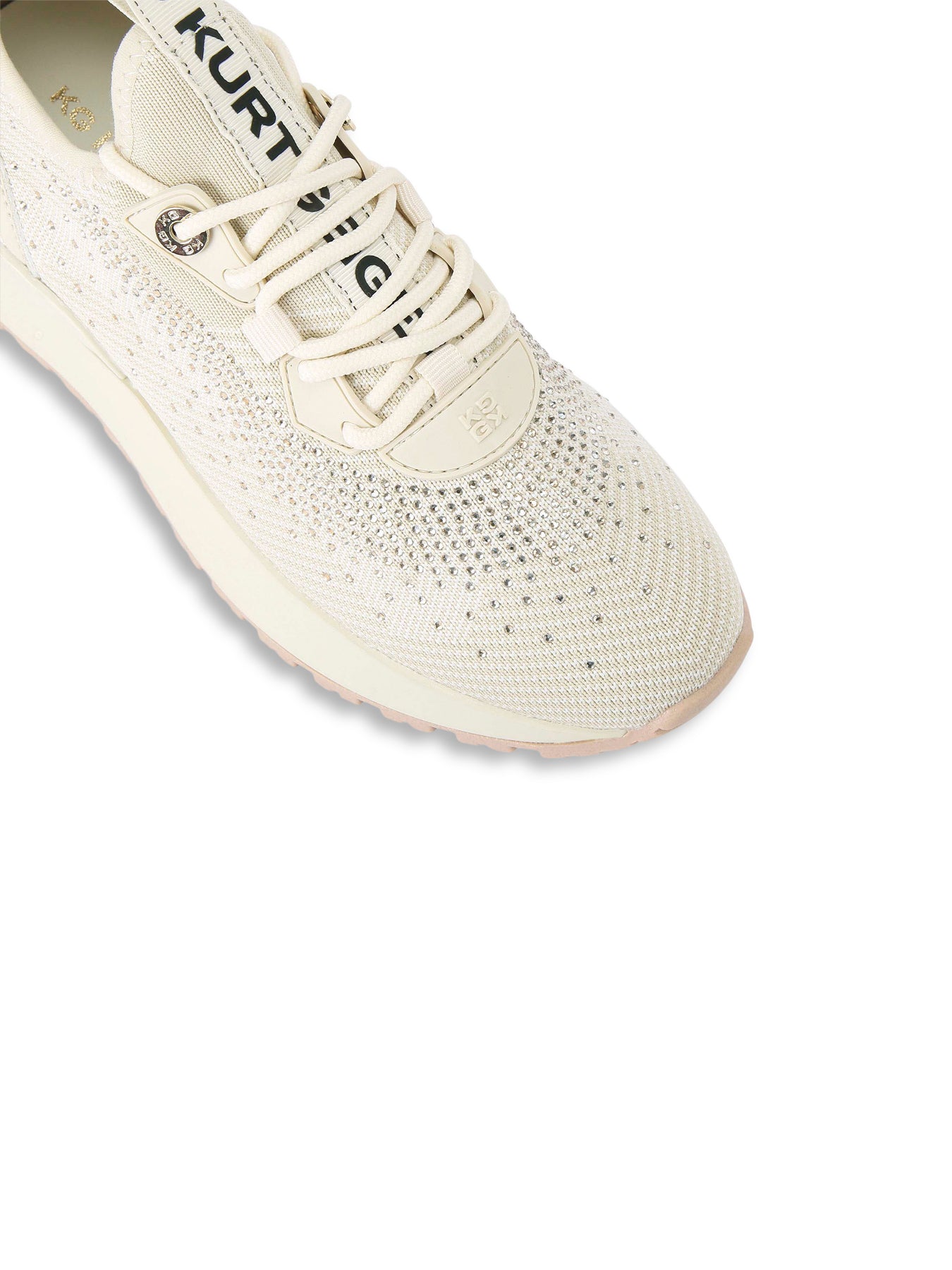 Louisa Knit Gem Bone Trainers