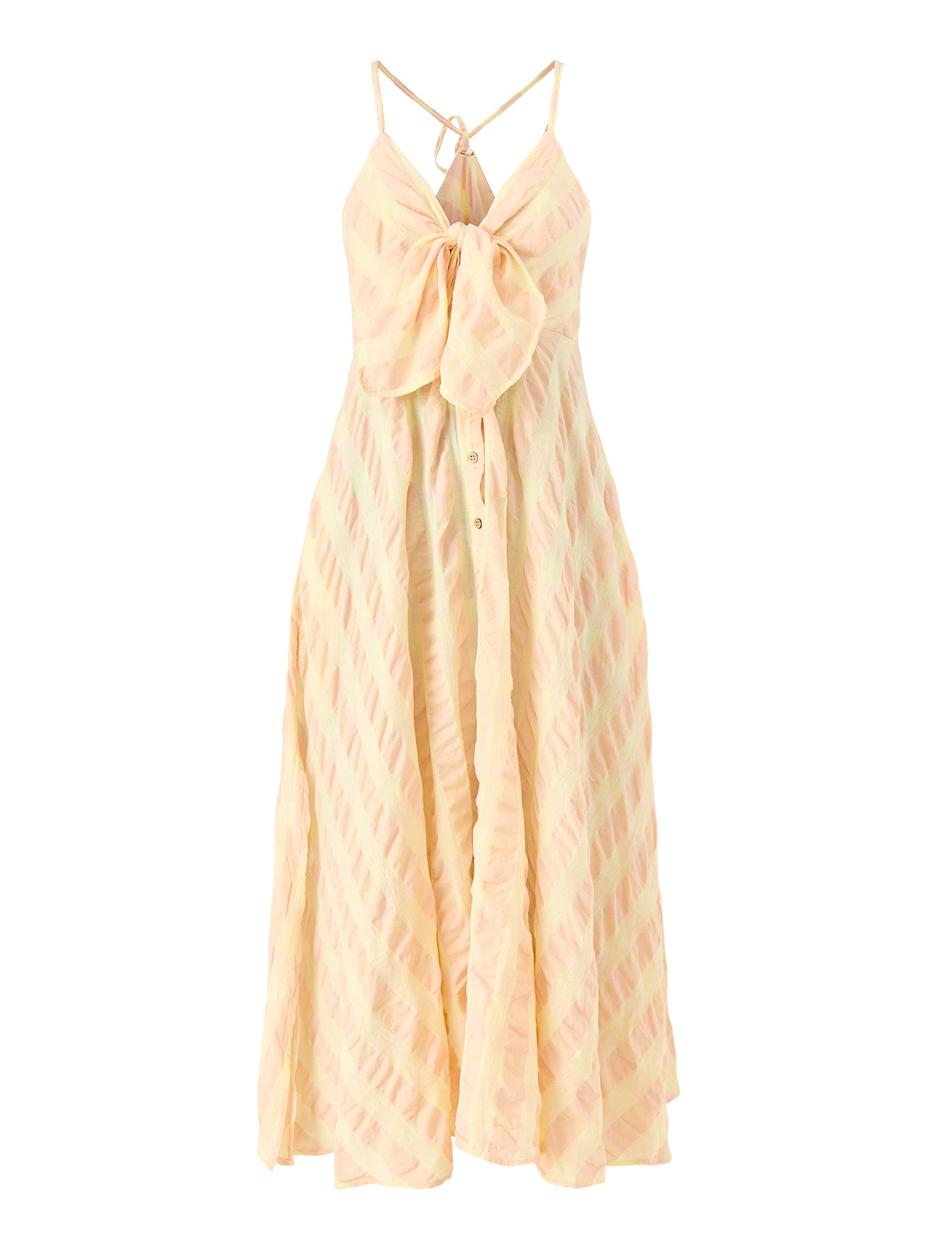 Via Midi Dress Check