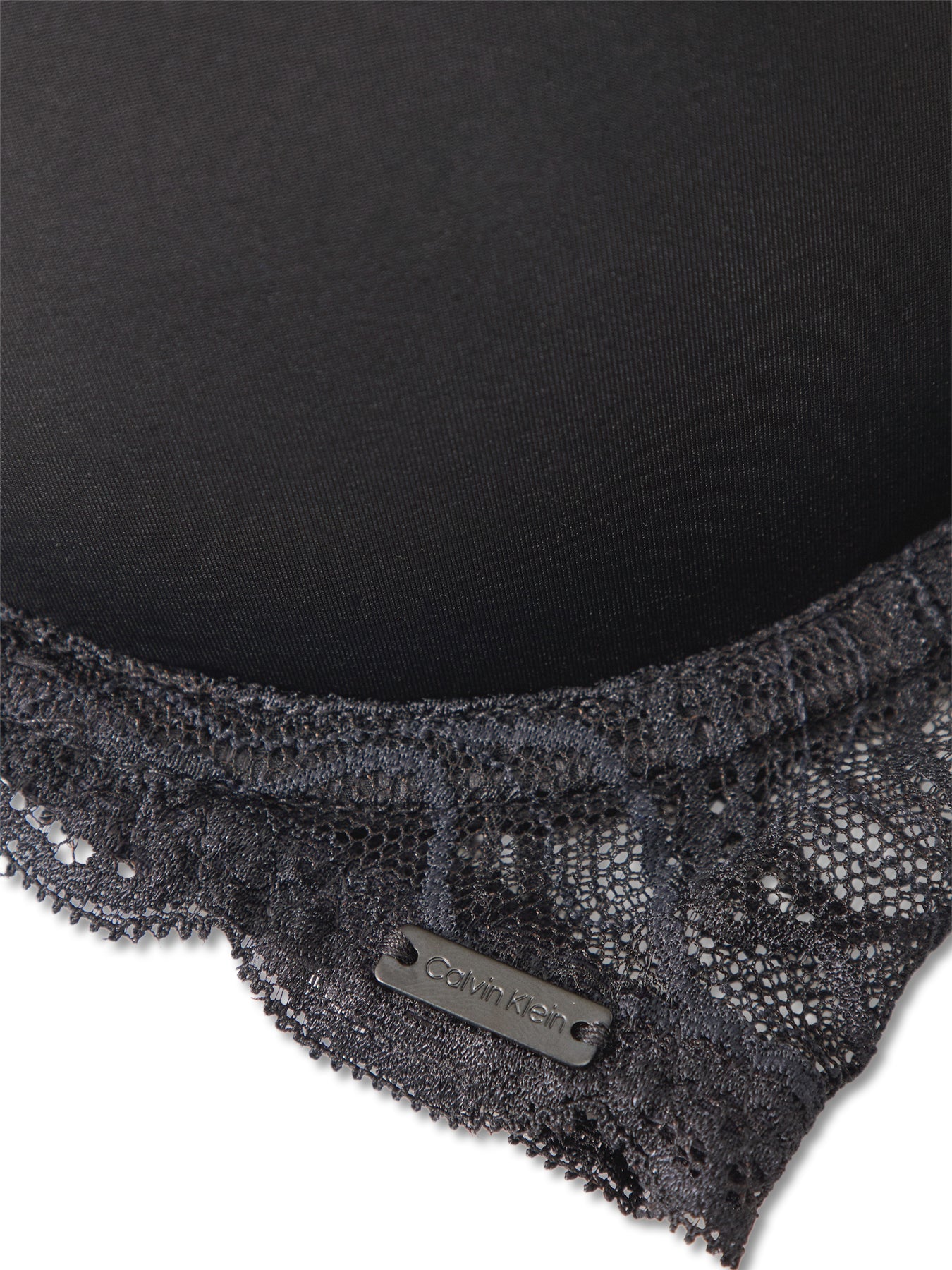 Sensual Stretch Lace Demi Bra Black