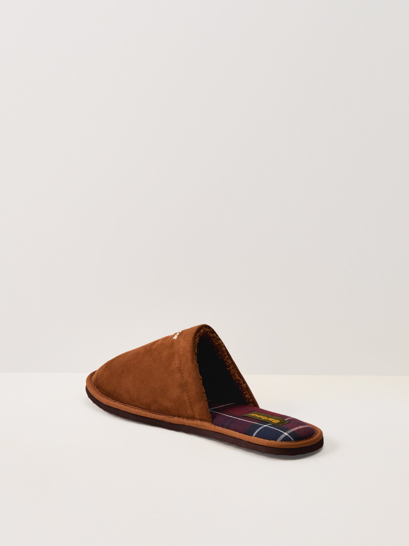 Everitt Mule Slippers Beige Plaid