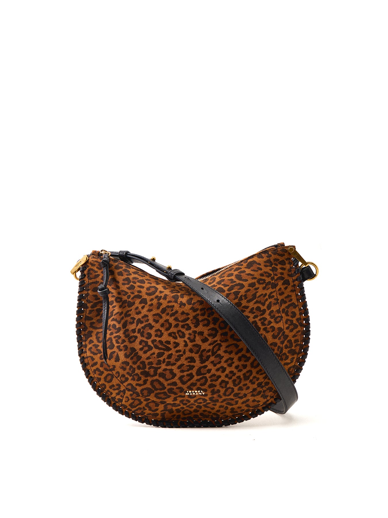 Oskan Soft Zip Crossbody Bag Leopard