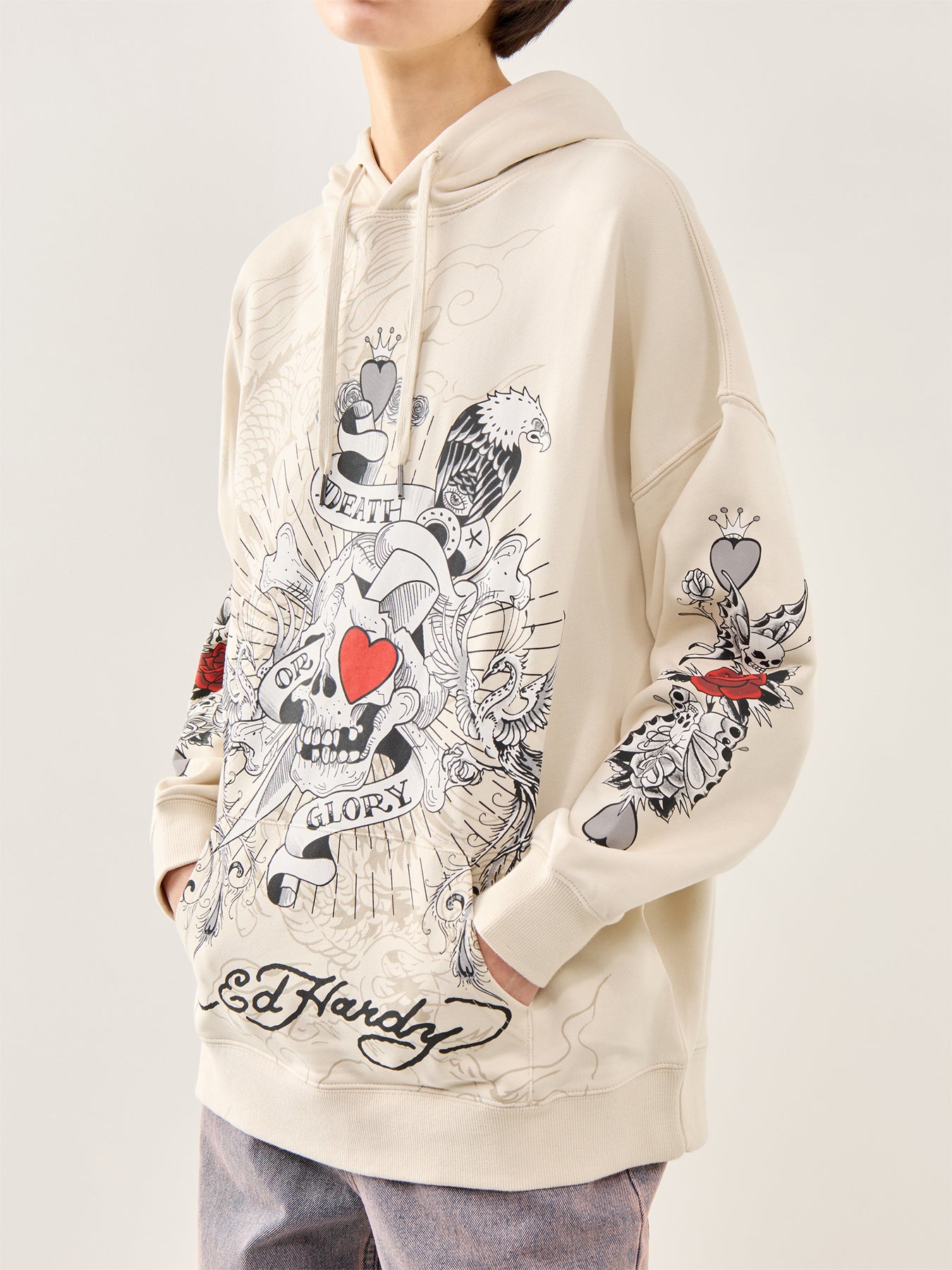 Womens Death Or Glory Love Hoodie