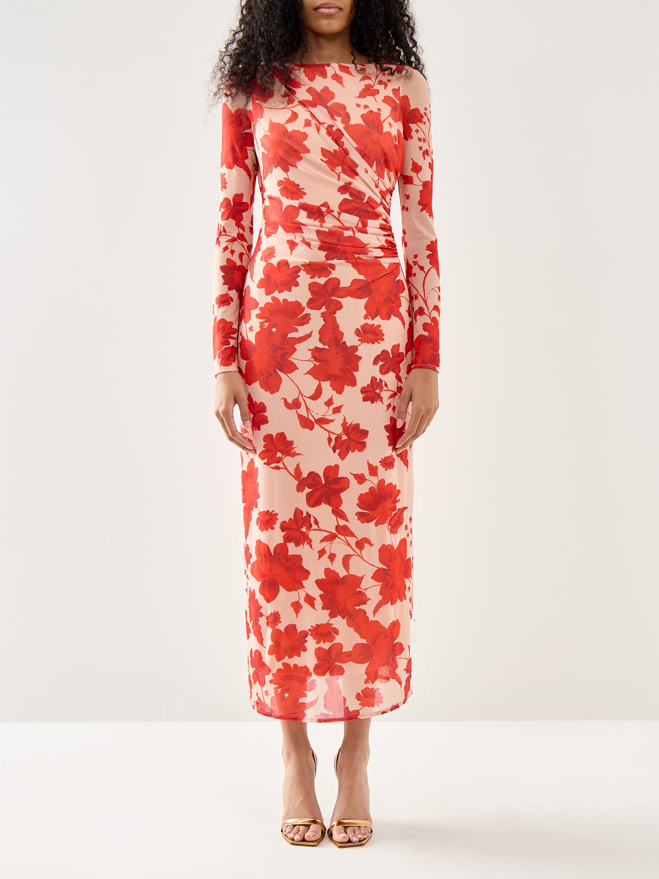 Ethel Long Sleeve Jersey Midaxi Dress