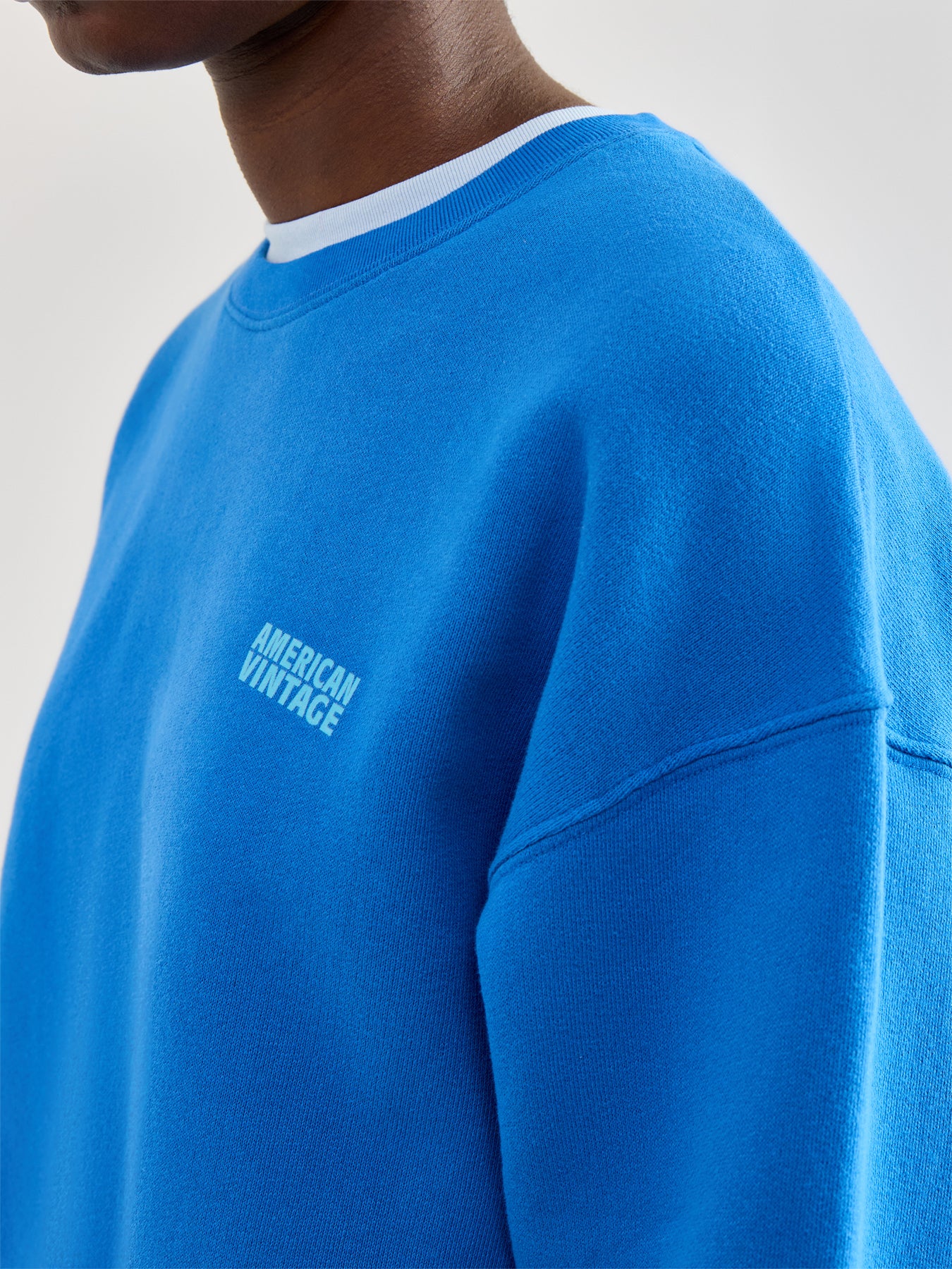 Izubird Cotton Sweater Blue