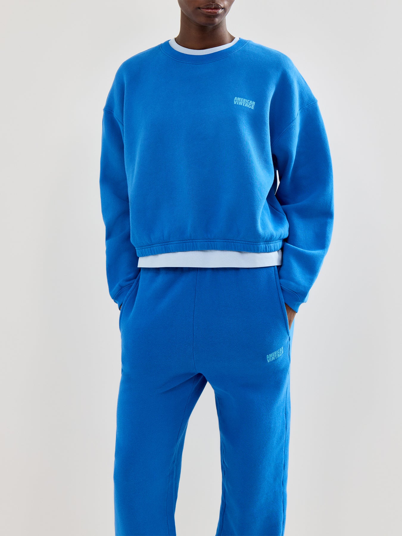 Izubird Cotton Sweater Blue