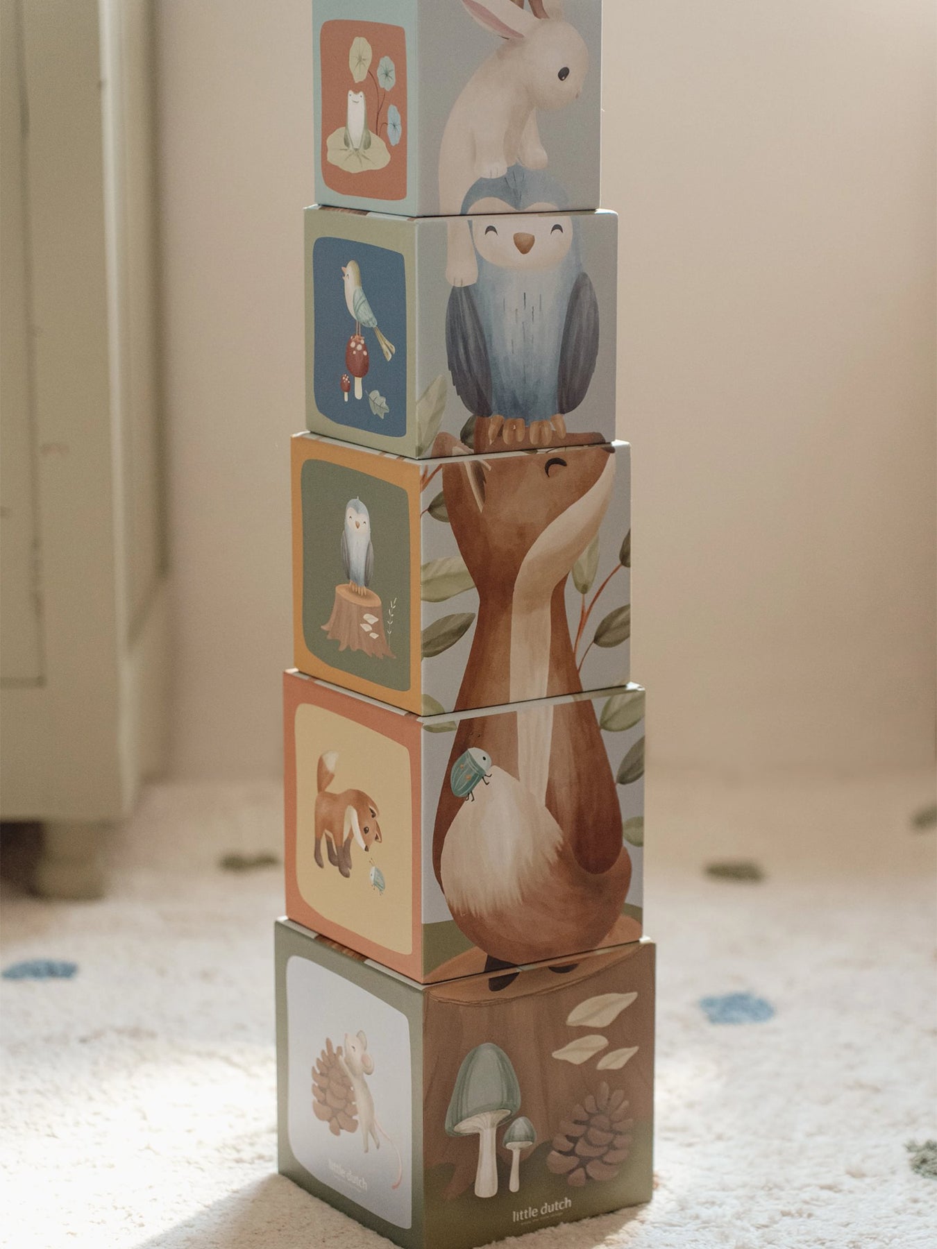 Forest Friends Building Blocks Blue