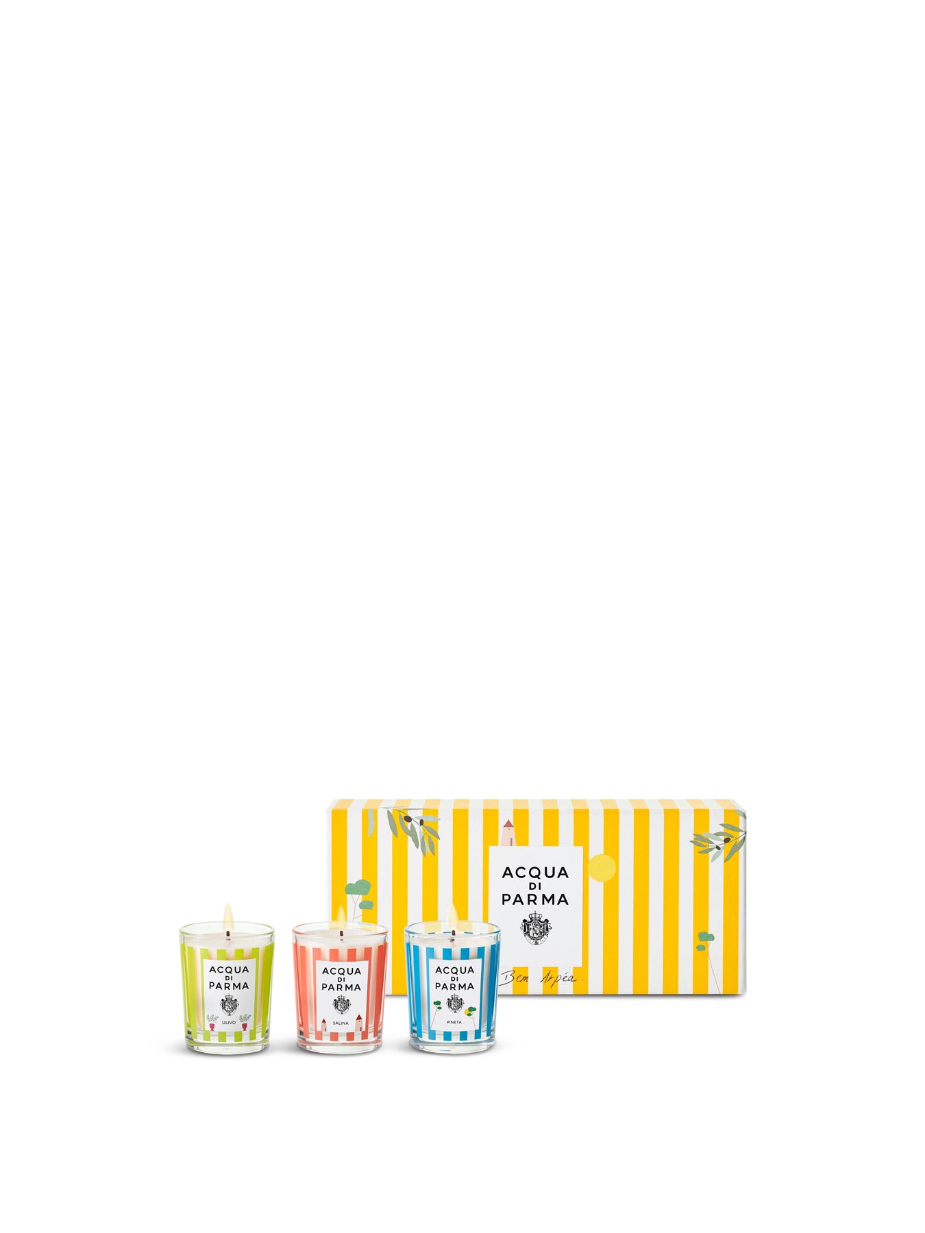 Candles Trio Set 3 x 70g Summer Edition
