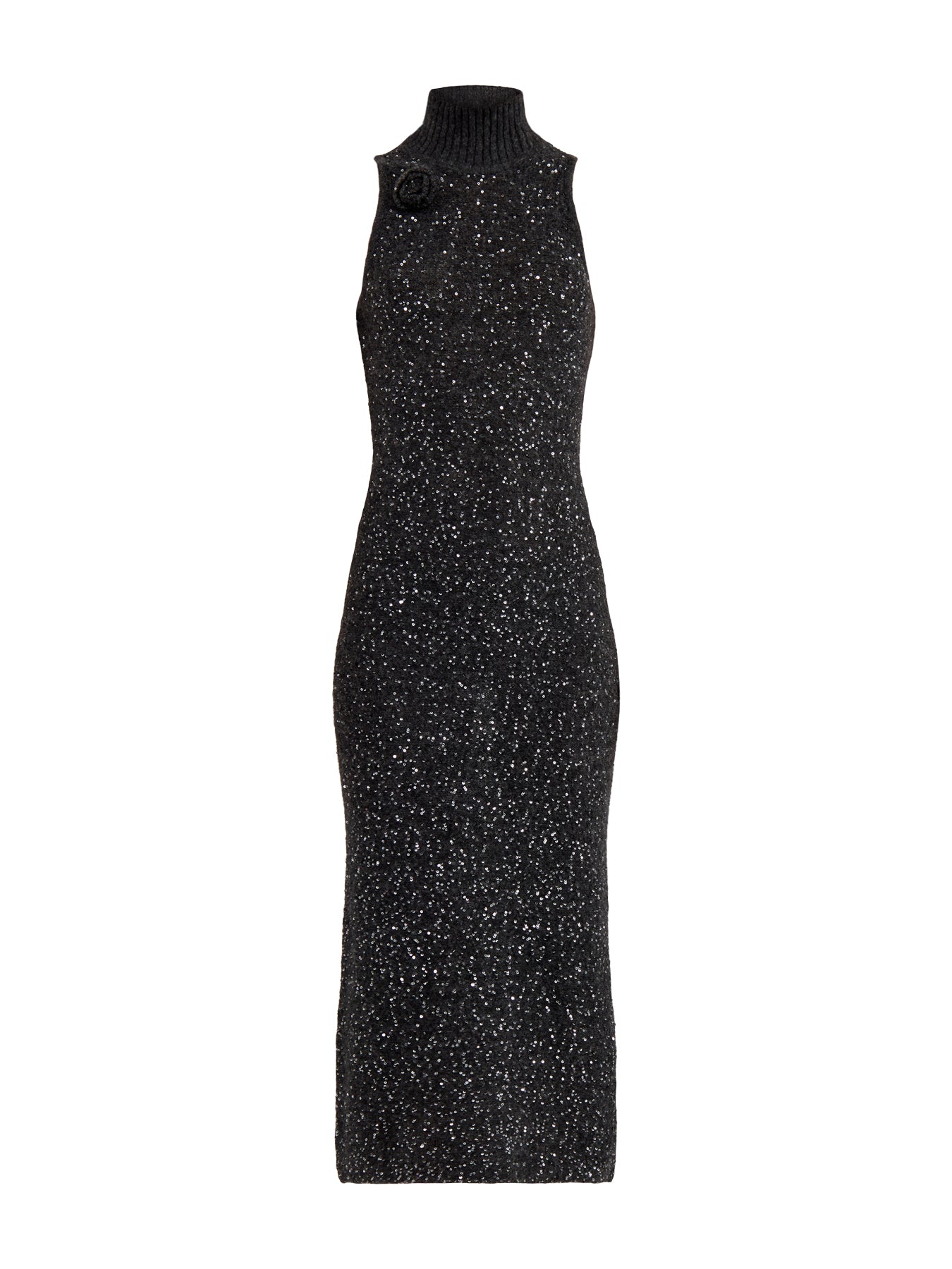 Ilsa Sequin Midi Dress Grey