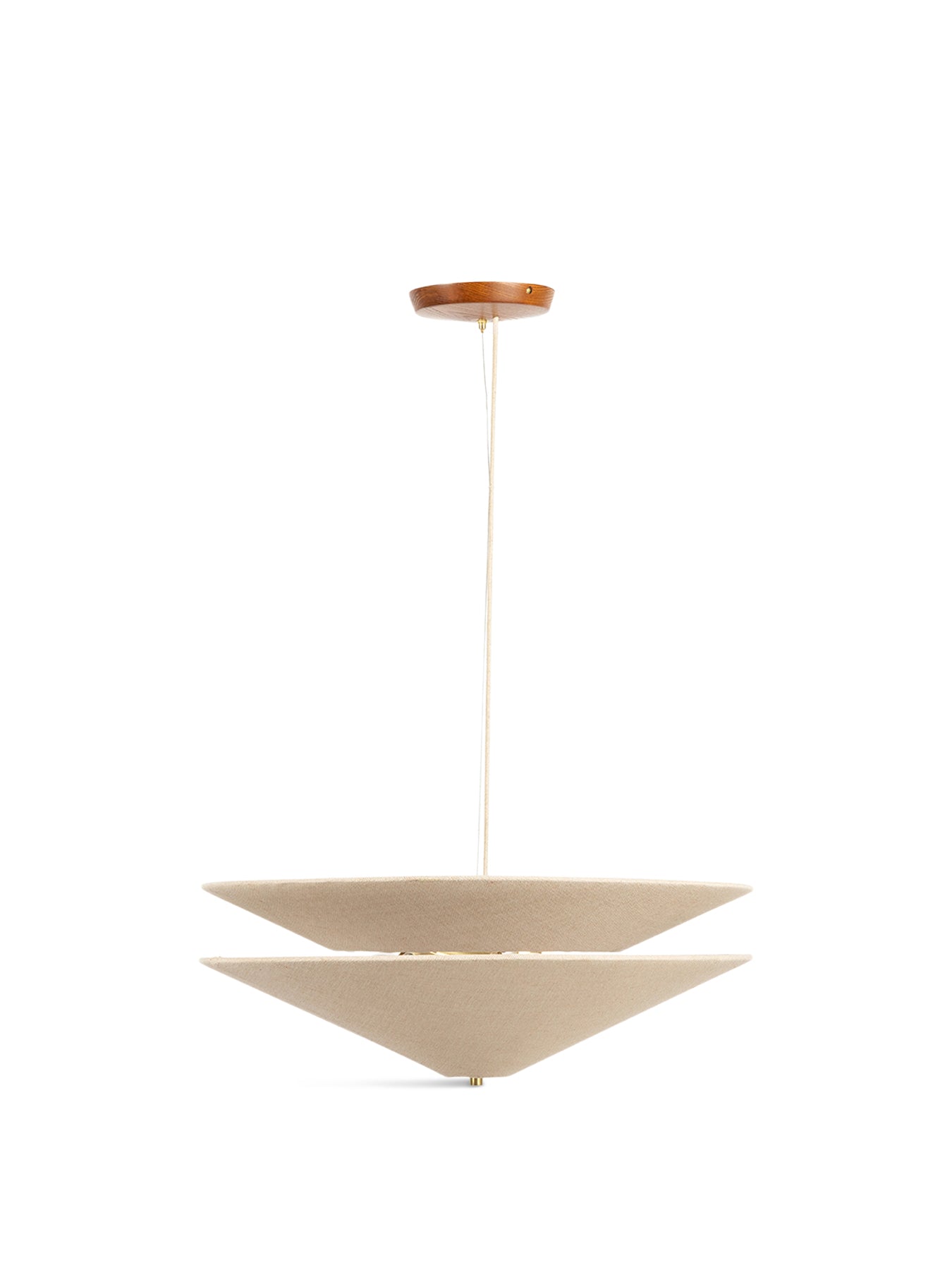 Osaka 2 Tiered Pendant Natural